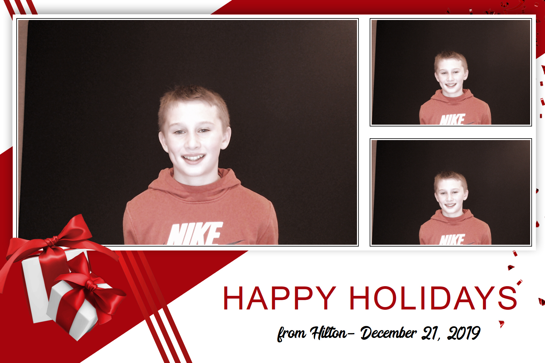 Hilton Holiday Party 2019 | View more photos from the event at gallery.saycheesephotobooth.com/u/SayCheesePhotoBooth/Hilton-Holiday-Party-2019