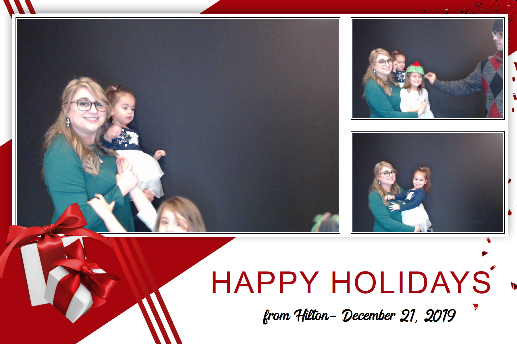 Hilton Holiday Party 2019 | View more photos from the event at gallery.saycheesephotobooth.com/u/SayCheesePhotoBooth/Hilton-Holiday-Party-2019