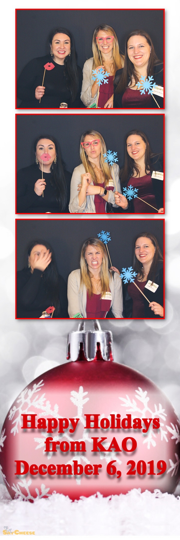 KAO Holiday Party  | View more photos from the event at gallery.saycheesephotobooth.com/u/SayCheesePhotoBooth/KAO-Holiday-Party