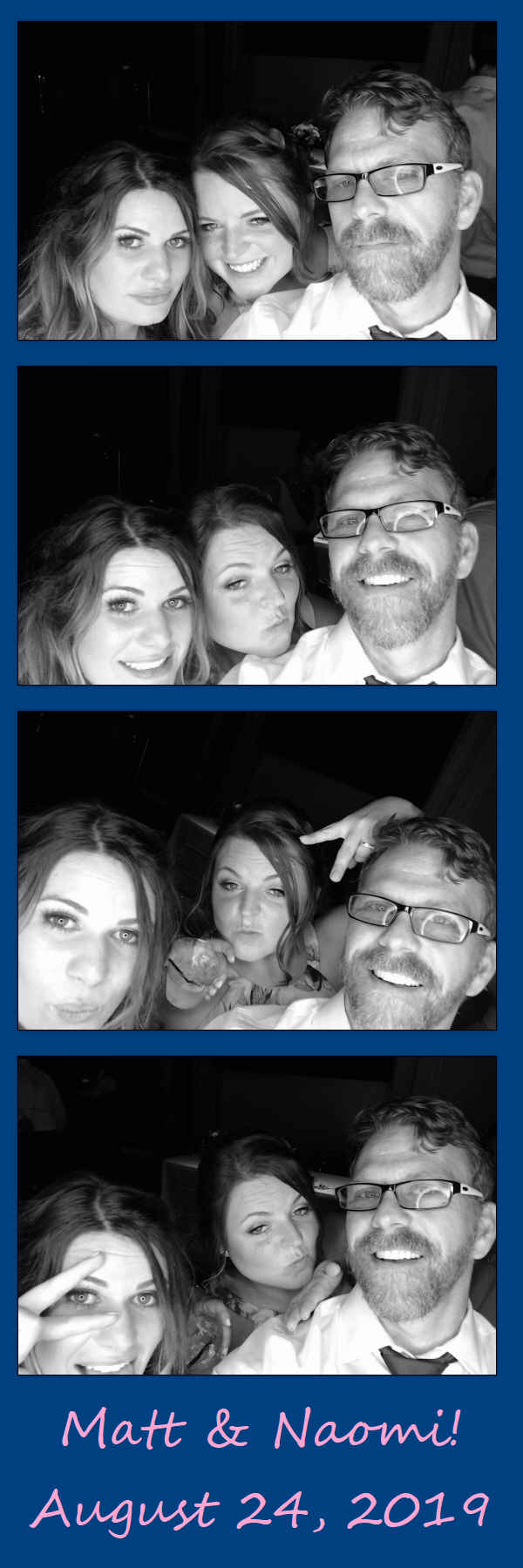 Matt and Naomi! | View more photos from the event at gallery.saycheesephotobooth.com/u/SayCheesePhotoBooth/Matt-and-Naomi