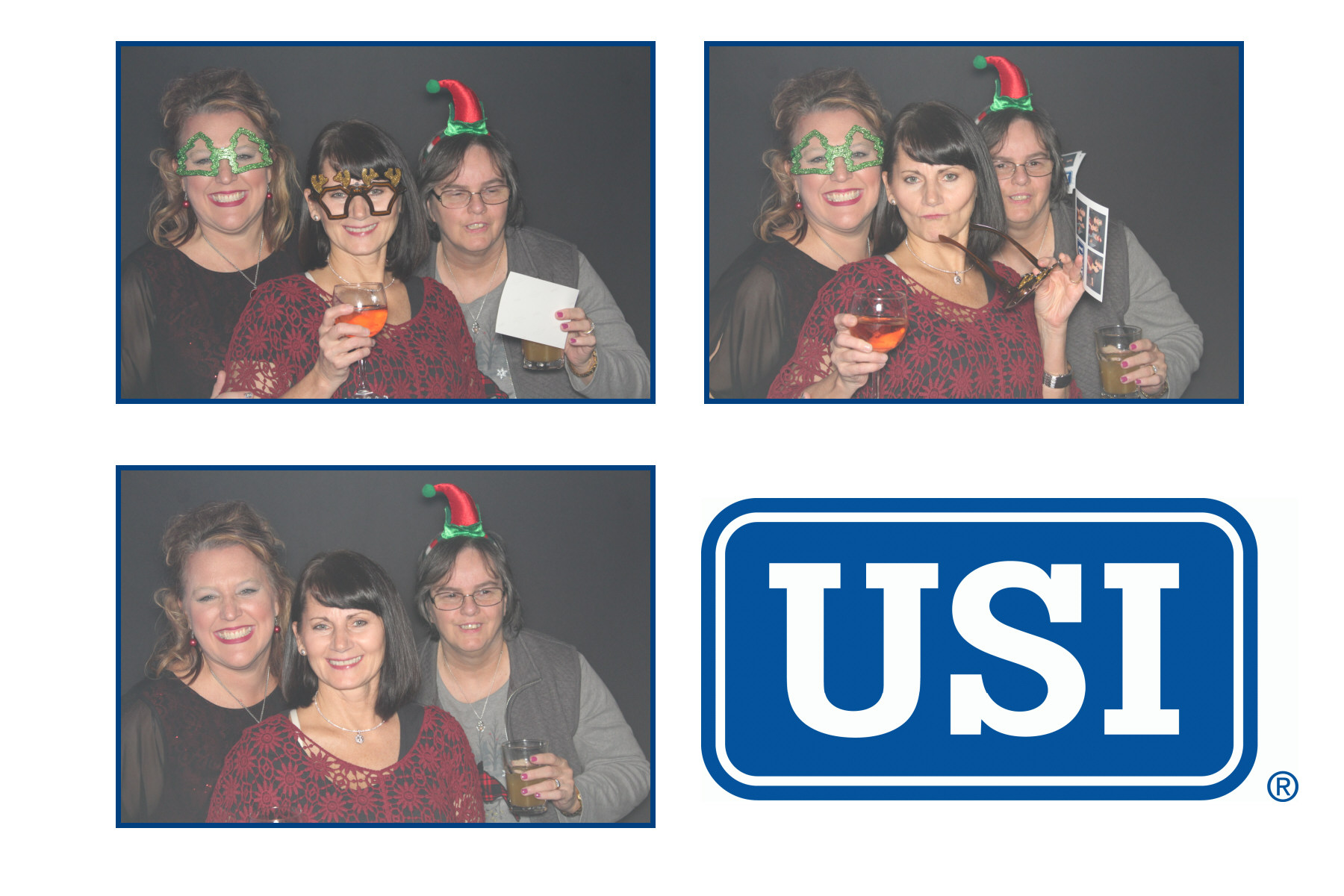 USI Insurance Holiday Party  | View more photos from the event at gallery.saycheesephotobooth.com/u/SayCheesePhotoBooth/USI-Insurance-Holiday-Party