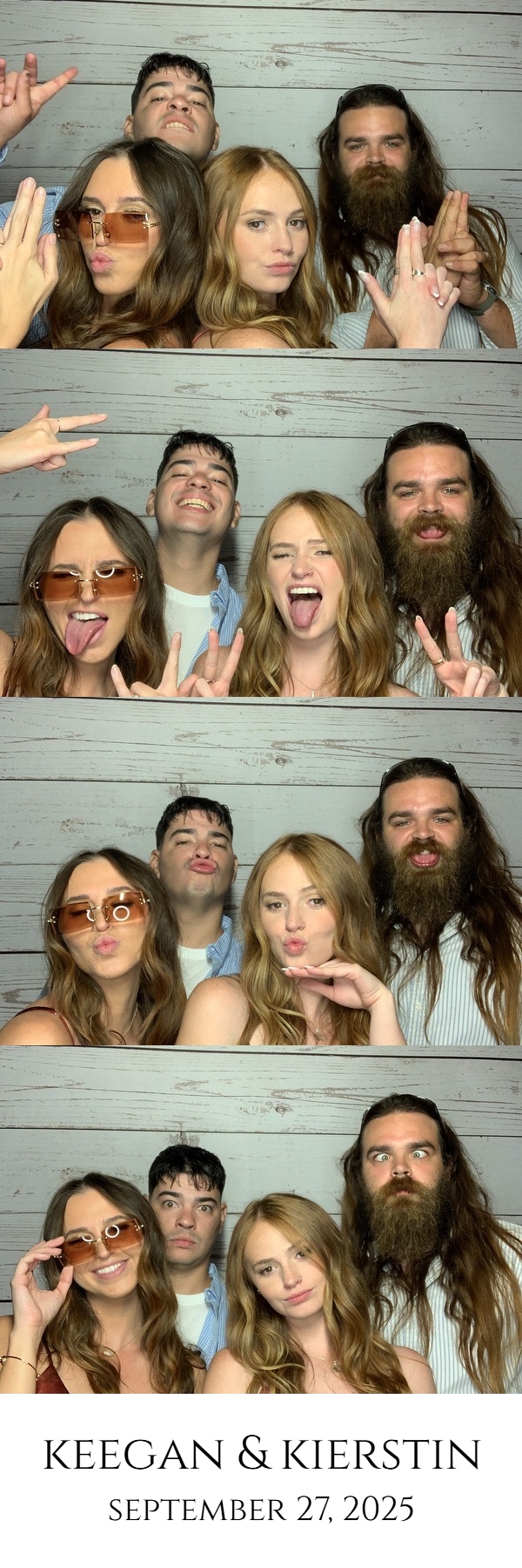 Keegan & Kierstin! | View more photos from the event at gallery.saycheesephotobooth.com/u/SayCheesePhotoBooth/Keegan-Kierstin