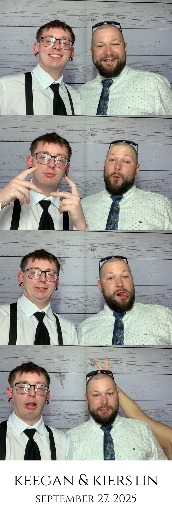 Keegan & Kierstin! | View more photos from the event at gallery.saycheesephotobooth.com/u/SayCheesePhotoBooth/Keegan-Kierstin