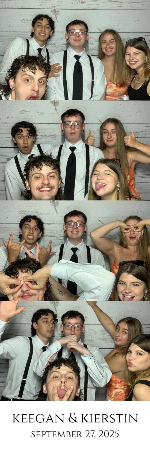 Keegan & Kierstin! | View more photos from the event at gallery.saycheesephotobooth.com/u/SayCheesePhotoBooth/Keegan-Kierstin