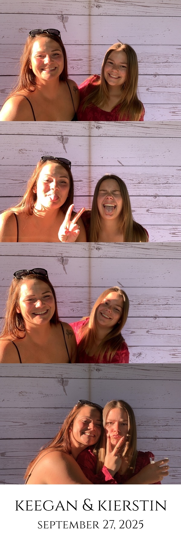 Keegan & Kierstin! | View more photos from the event at gallery.saycheesephotobooth.com/u/SayCheesePhotoBooth/Keegan-Kierstin