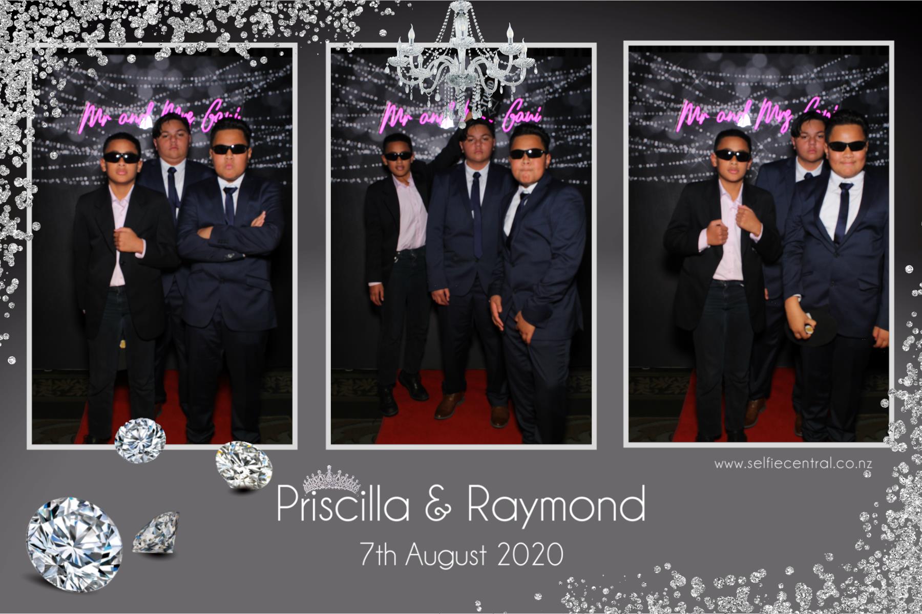 Priscilla & Raymond | View more photos from the event at gallery.photobooth.co.nz/u/SelfieCentral/Priscilla-Raymond