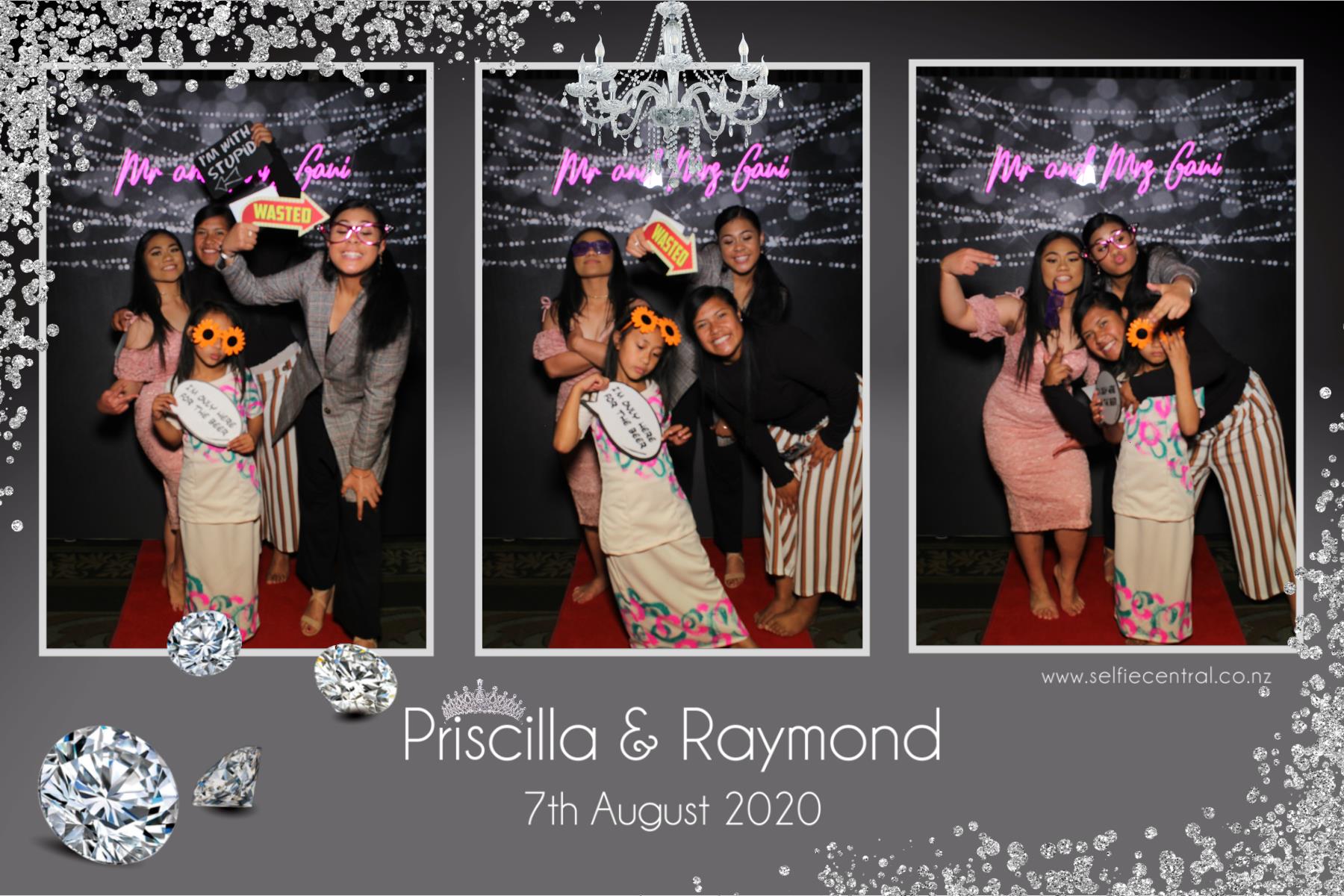 Priscilla & Raymond | View more photos from the event at gallery.photobooth.co.nz/u/SelfieCentral/Priscilla-Raymond