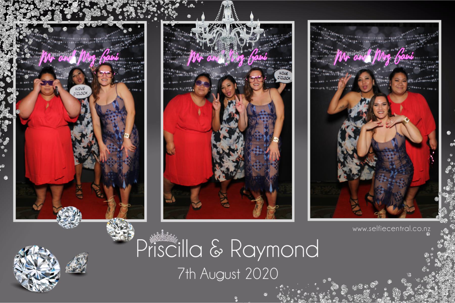 Priscilla & Raymond | View more photos from the event at gallery.photobooth.co.nz/u/SelfieCentral/Priscilla-Raymond