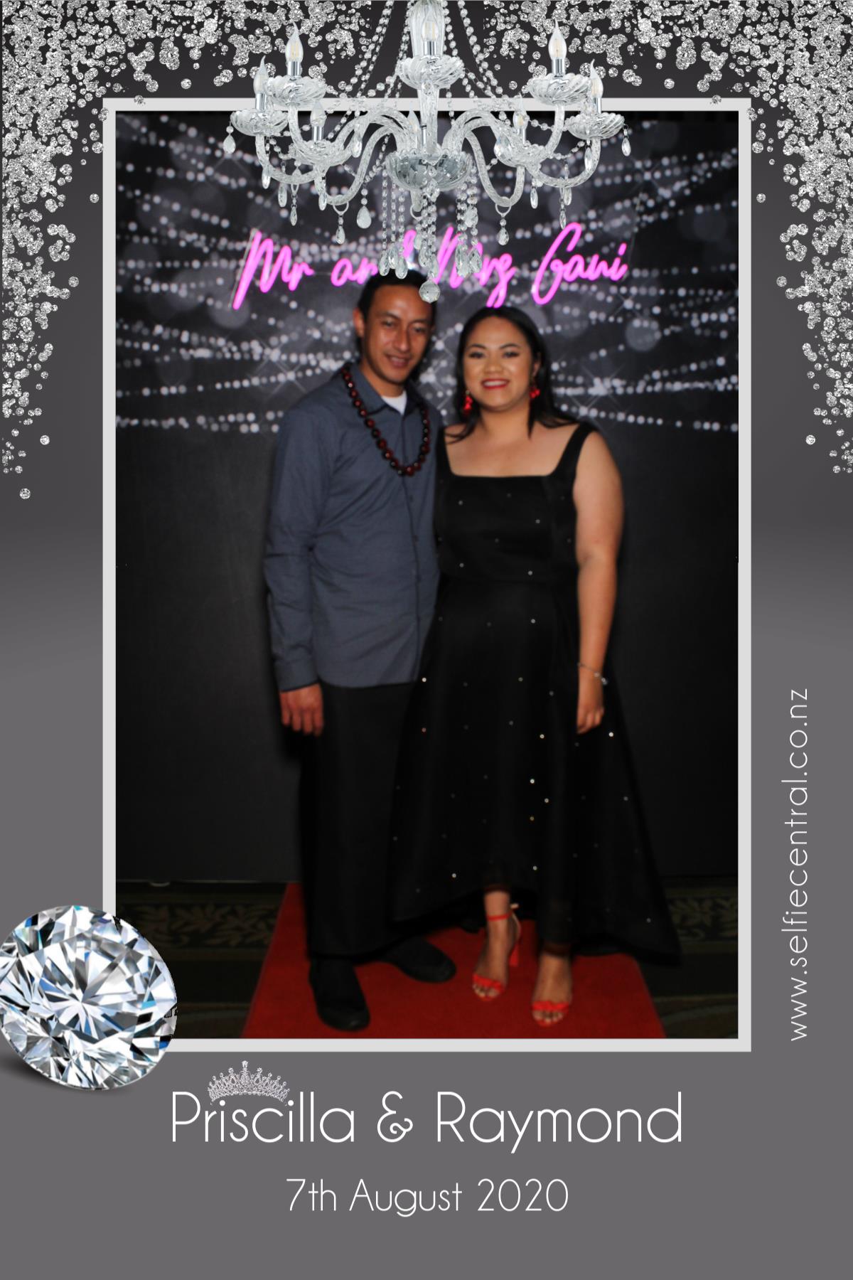 Priscilla & Raymond | View more photos from the event at gallery.photobooth.co.nz/u/SelfieCentral/Priscilla-Raymond