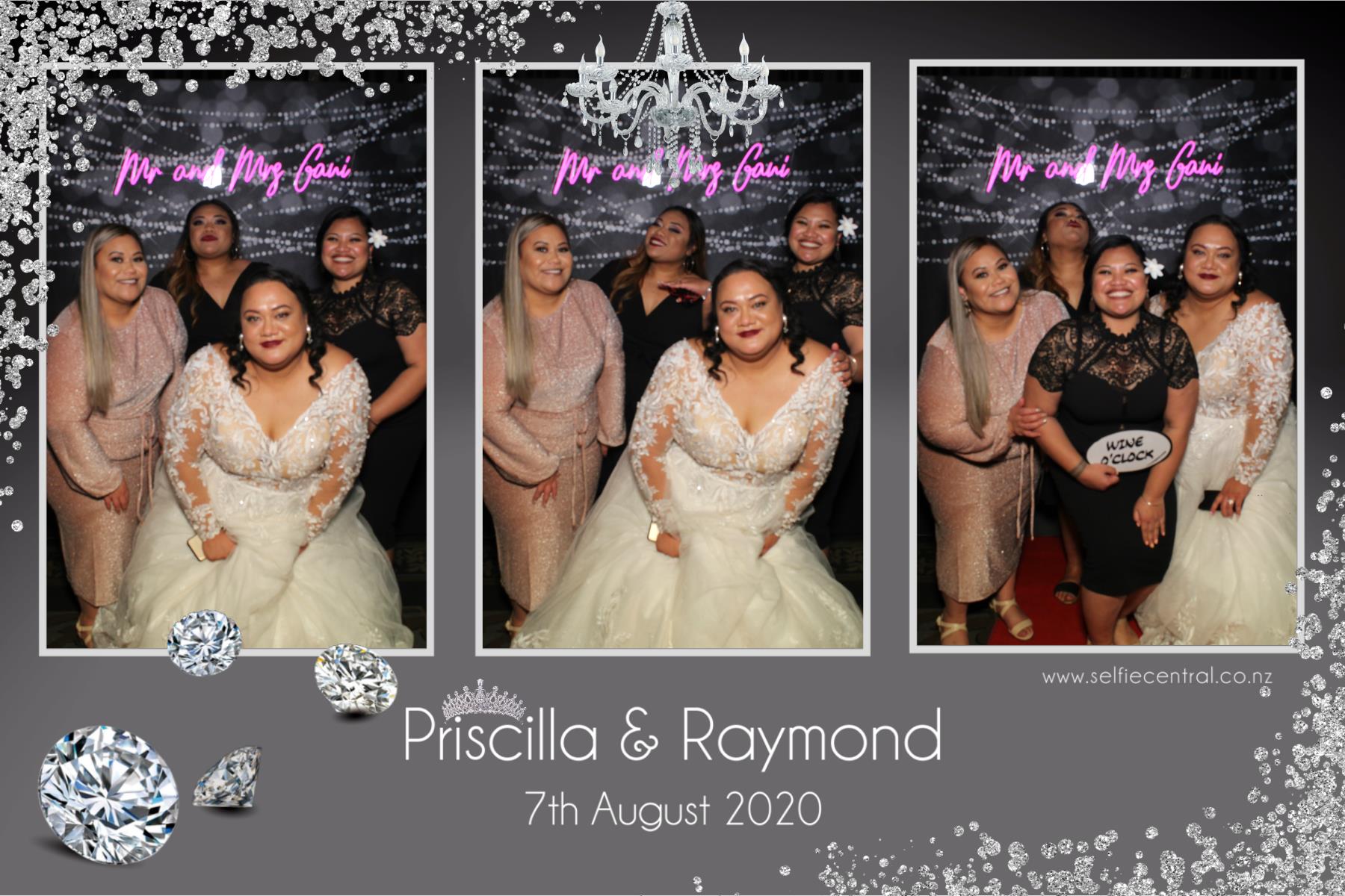 Priscilla & Raymond | View more photos from the event at gallery.photobooth.co.nz/u/SelfieCentral/Priscilla-Raymond