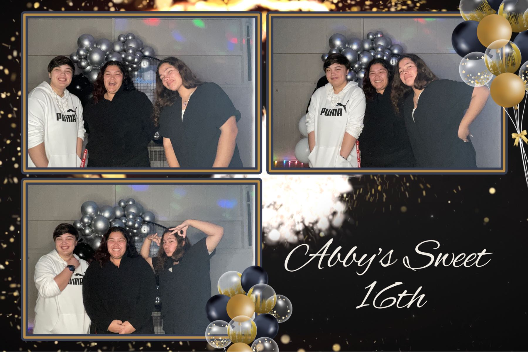 Abby's Sweet 16th | View more photos from the event at gallery.photobooth.co.nz/u/SelfieCentral/Abbys-Sweet-16th
