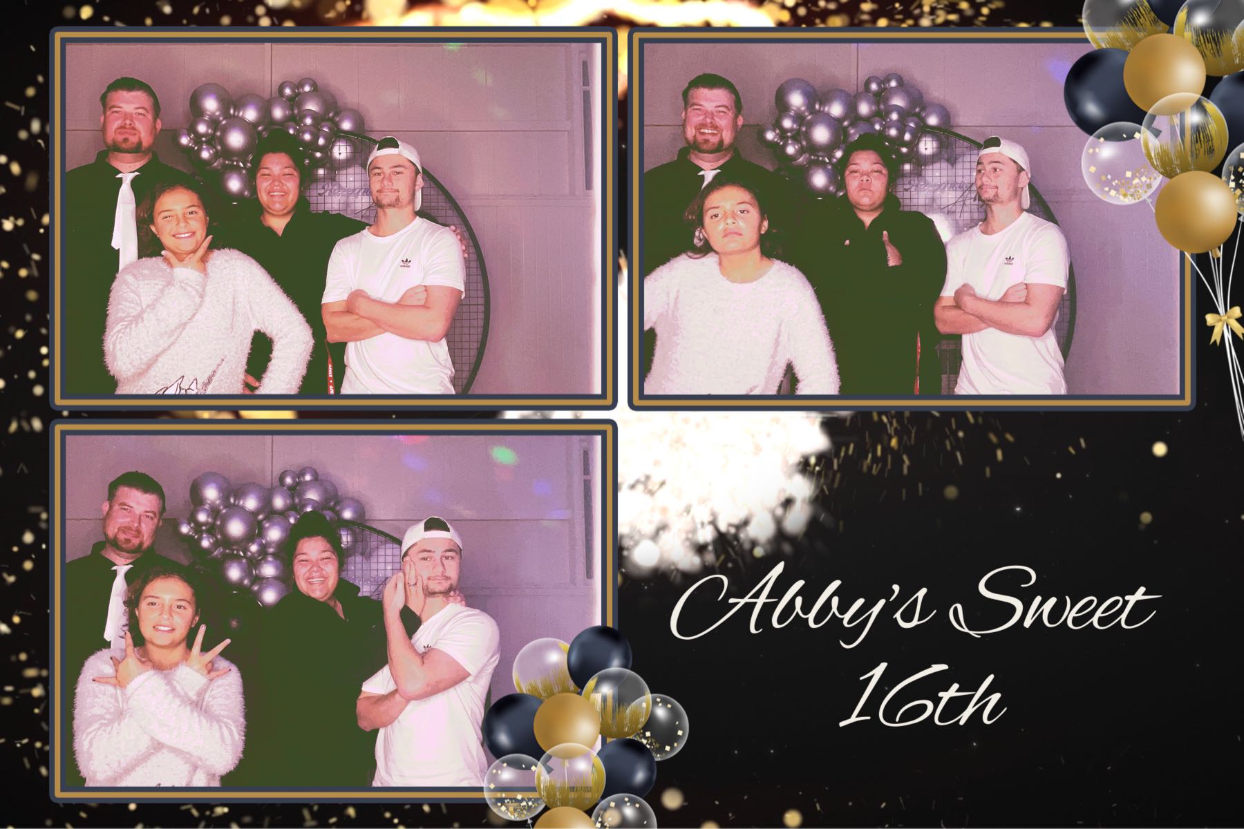 Abby's Sweet 16th | View more photos from the event at gallery.photobooth.co.nz/u/SelfieCentral/Abbys-Sweet-16th