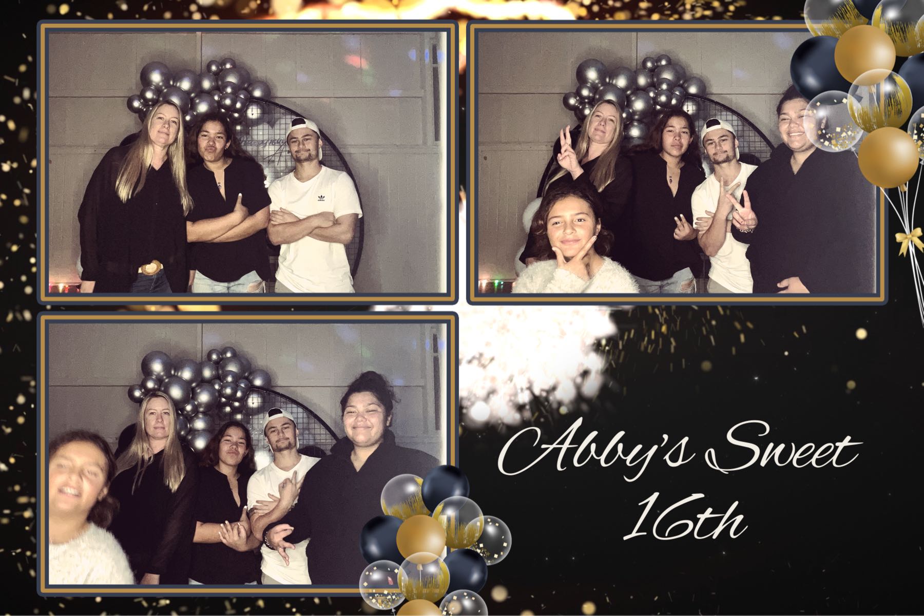 Abby's Sweet 16th | View more photos from the event at gallery.photobooth.co.nz/u/SelfieCentral/Abbys-Sweet-16th