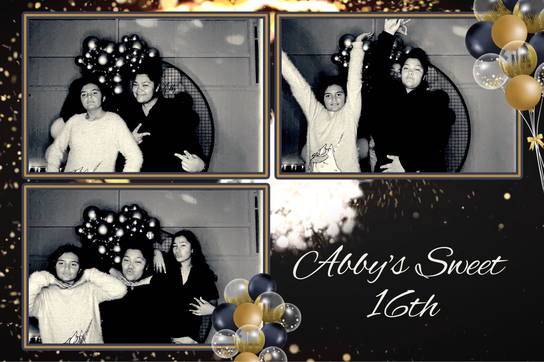 Abby's Sweet 16th | View more photos from the event at gallery.photobooth.co.nz/u/SelfieCentral/Abbys-Sweet-16th