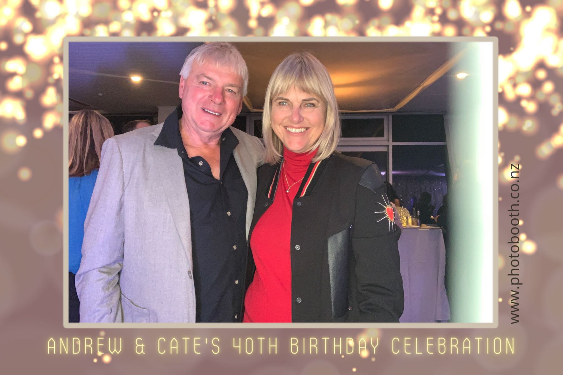 Andrew & Cate's 40th Birthday | View more photos from the event at gallery.photobooth.co.nz/u/SelfieCentral/Andrew-Cates-40th-Birthday