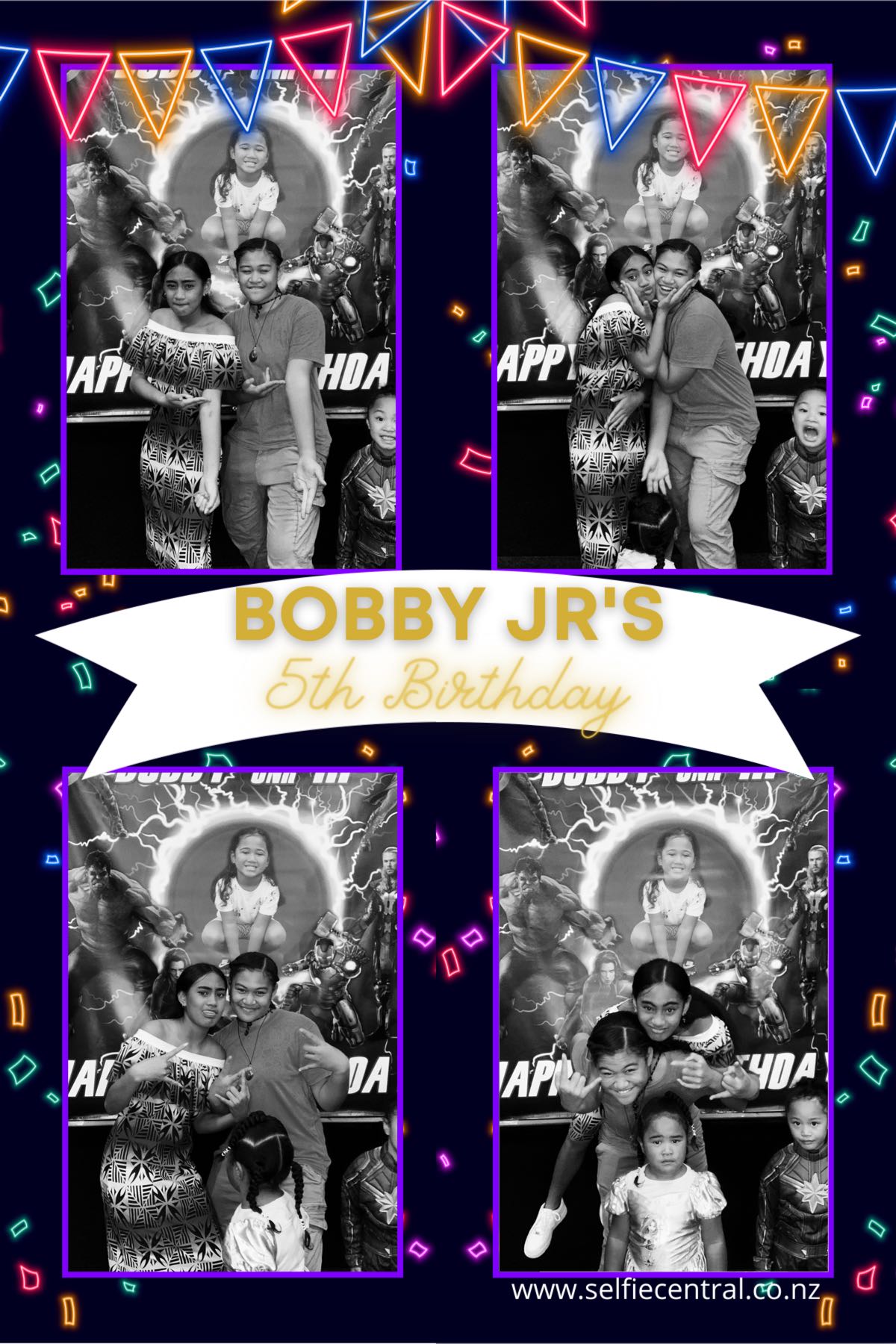 Bobby Jr's 5th Birthday | View more photos from the event at gallery.photobooth.co.nz/u/SelfieCentral/Bobby-Jrs-5th-Birthday