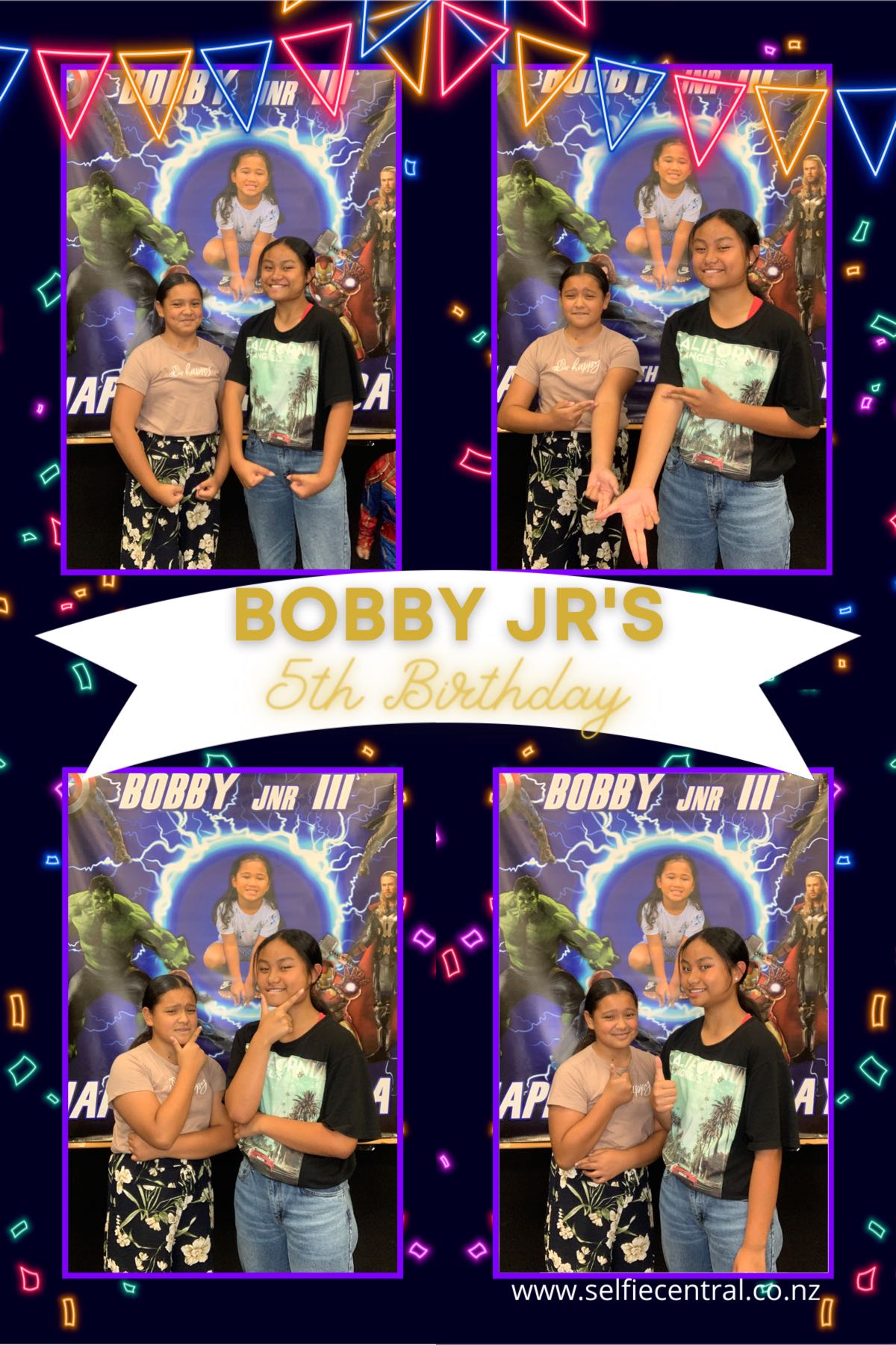 Bobby Jr's 5th Birthday | View more photos from the event at gallery.photobooth.co.nz/u/SelfieCentral/Bobby-Jrs-5th-Birthday