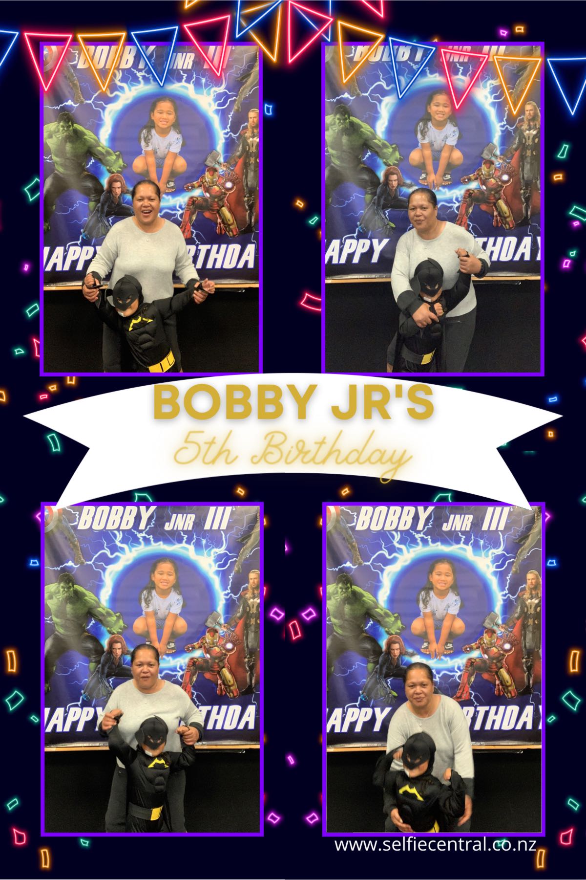 Bobby Jr's 5th Birthday | View more photos from the event at gallery.photobooth.co.nz/u/SelfieCentral/Bobby-Jrs-5th-Birthday