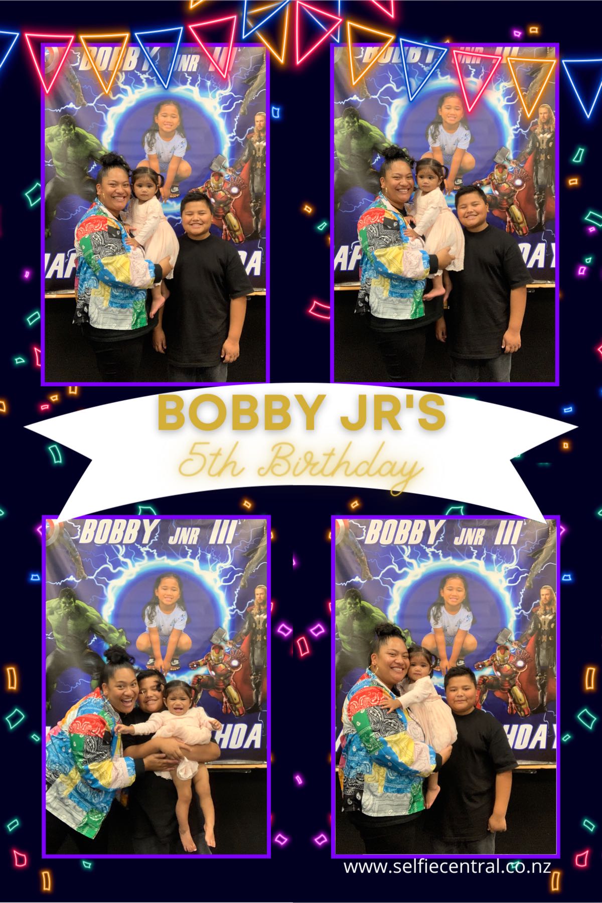 Bobby Jr's 5th Birthday | View more photos from the event at gallery.photobooth.co.nz/u/SelfieCentral/Bobby-Jrs-5th-Birthday