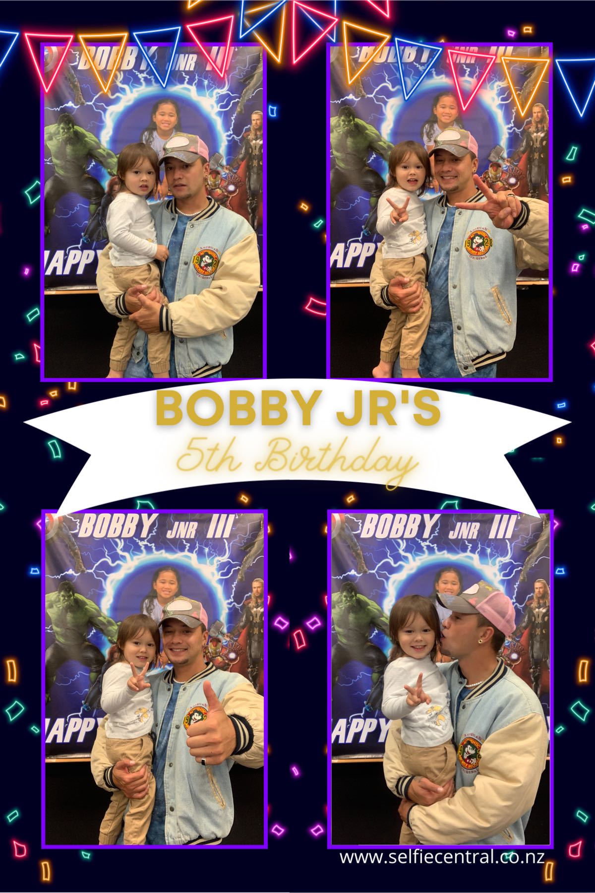 Bobby Jr's 5th Birthday | View more photos from the event at gallery.photobooth.co.nz/u/SelfieCentral/Bobby-Jrs-5th-Birthday