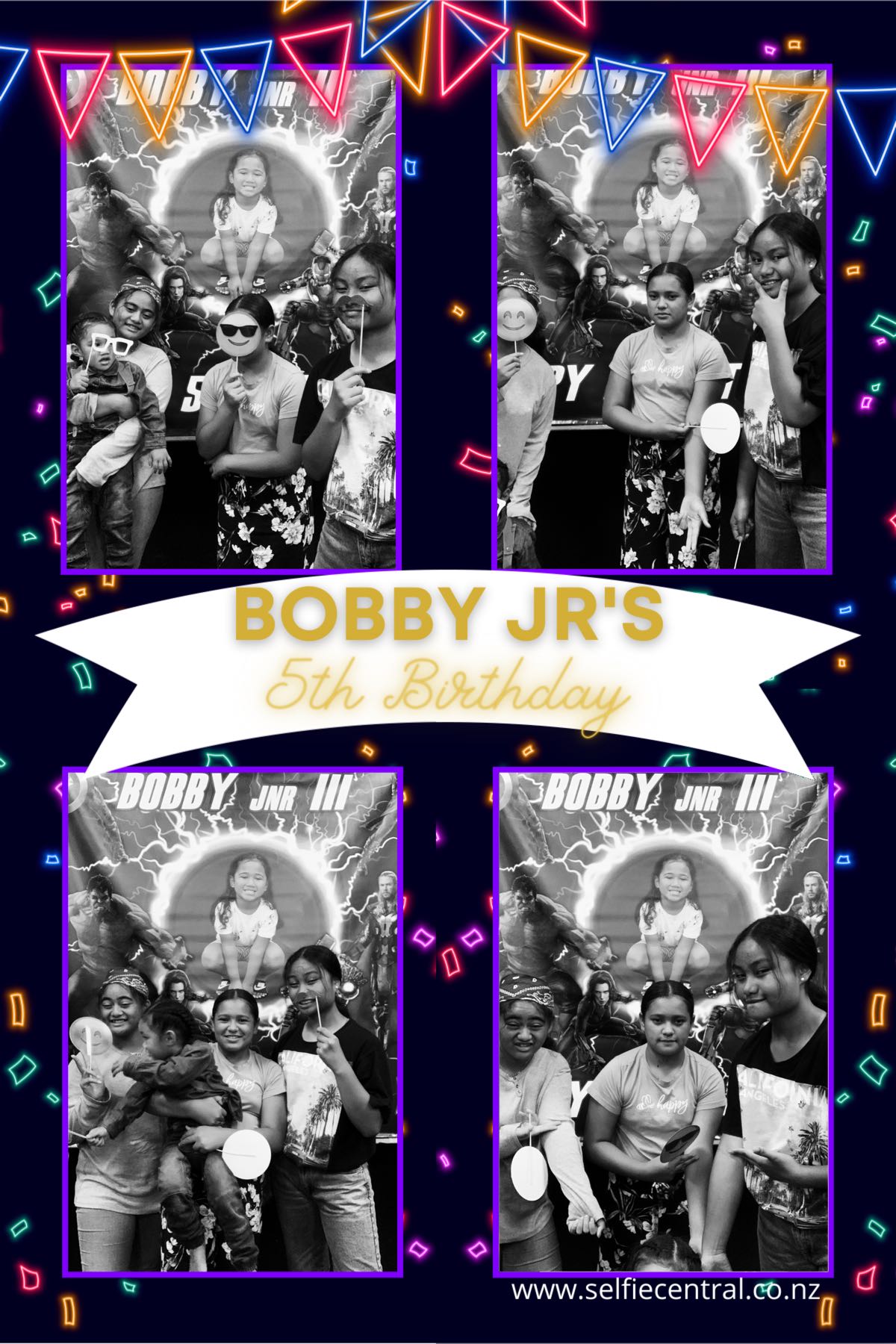 Bobby Jr's 5th Birthday | View more photos from the event at gallery.photobooth.co.nz/u/SelfieCentral/Bobby-Jrs-5th-Birthday