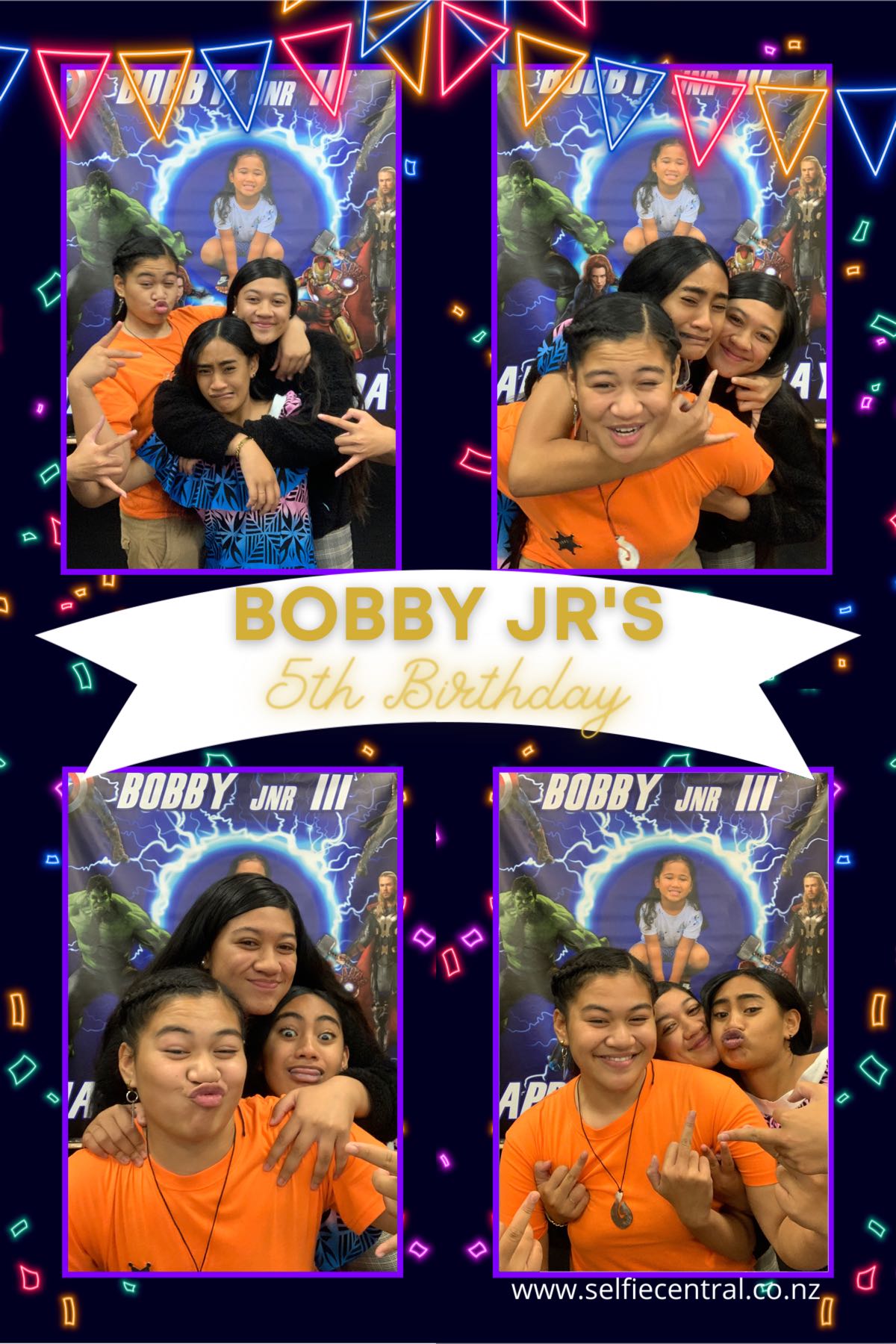 Bobby Jr's 5th Birthday | View more photos from the event at gallery.photobooth.co.nz/u/SelfieCentral/Bobby-Jrs-5th-Birthday