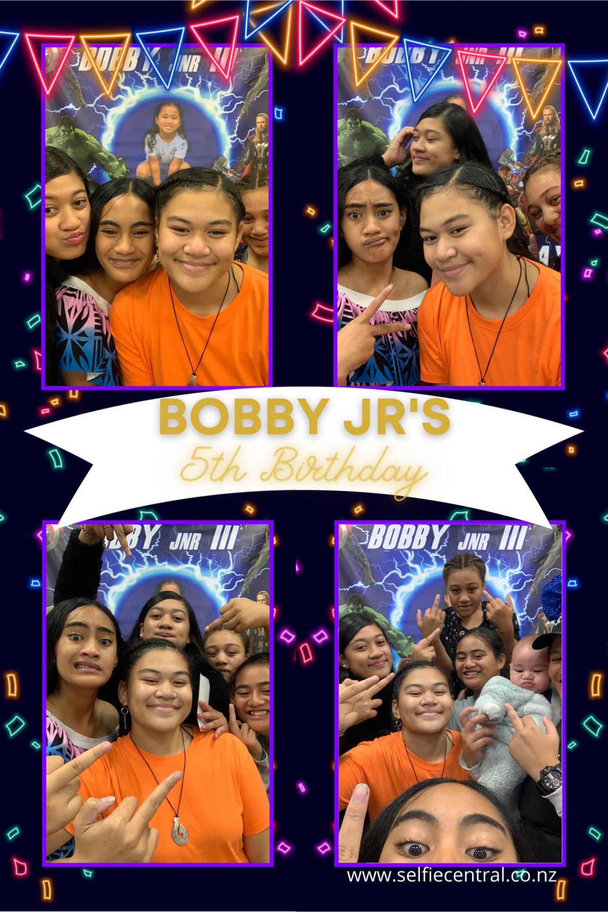 Bobby Jr's 5th Birthday | View more photos from the event at gallery.photobooth.co.nz/u/SelfieCentral/Bobby-Jrs-5th-Birthday