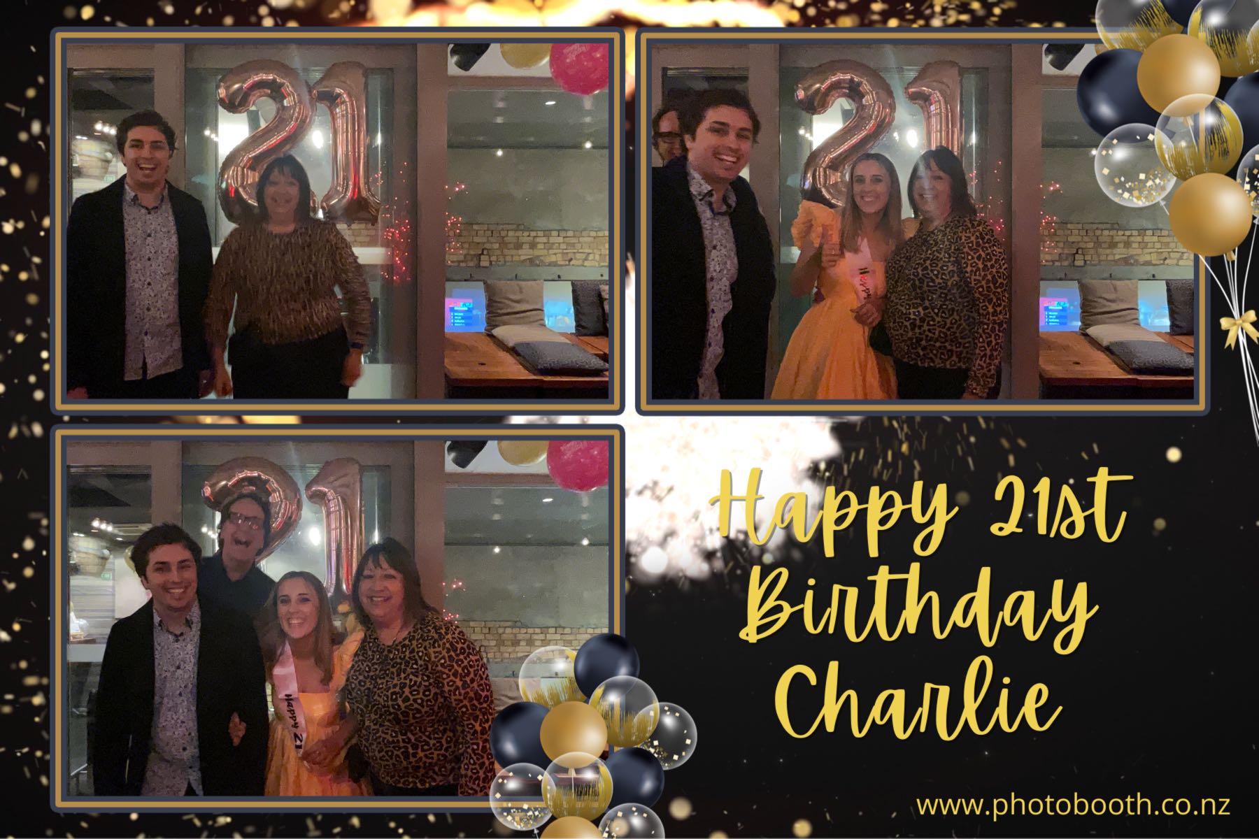 Charlie's 21st | View more photos from the event at gallery.photobooth.co.nz/u/SelfieCentral/Charlies-21st