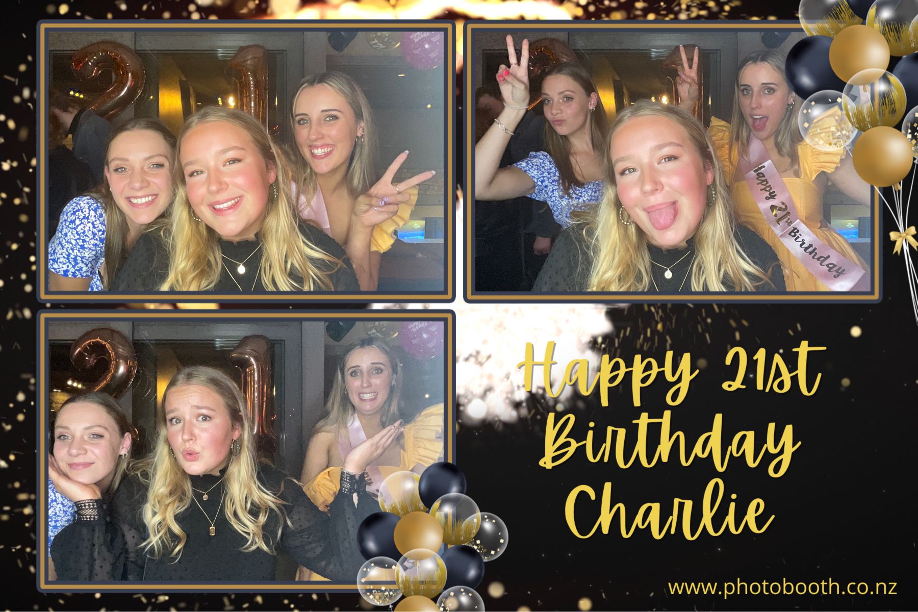 Charlie's 21st | View more photos from the event at gallery.photobooth.co.nz/u/SelfieCentral/Charlies-21st