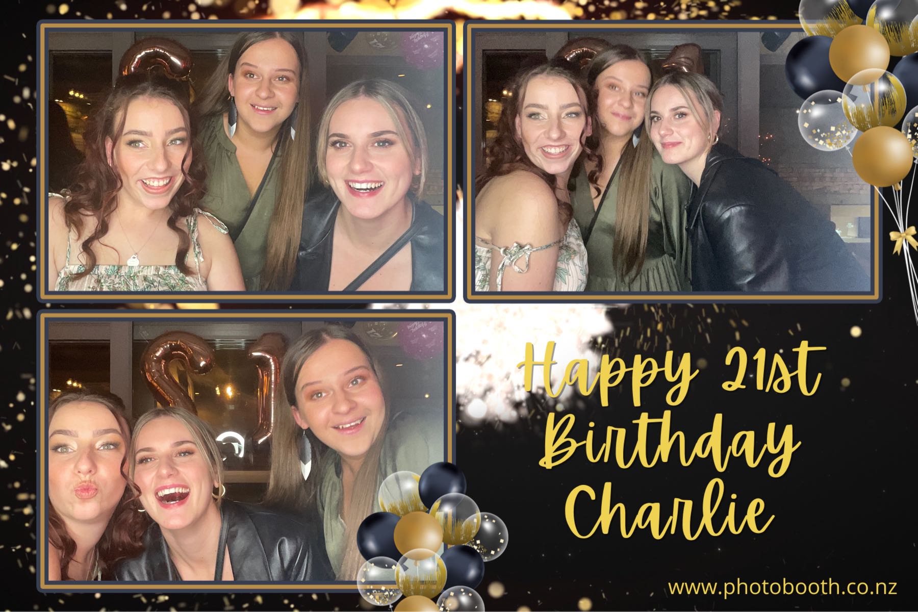 Charlie's 21st | View more photos from the event at gallery.photobooth.co.nz/u/SelfieCentral/Charlies-21st