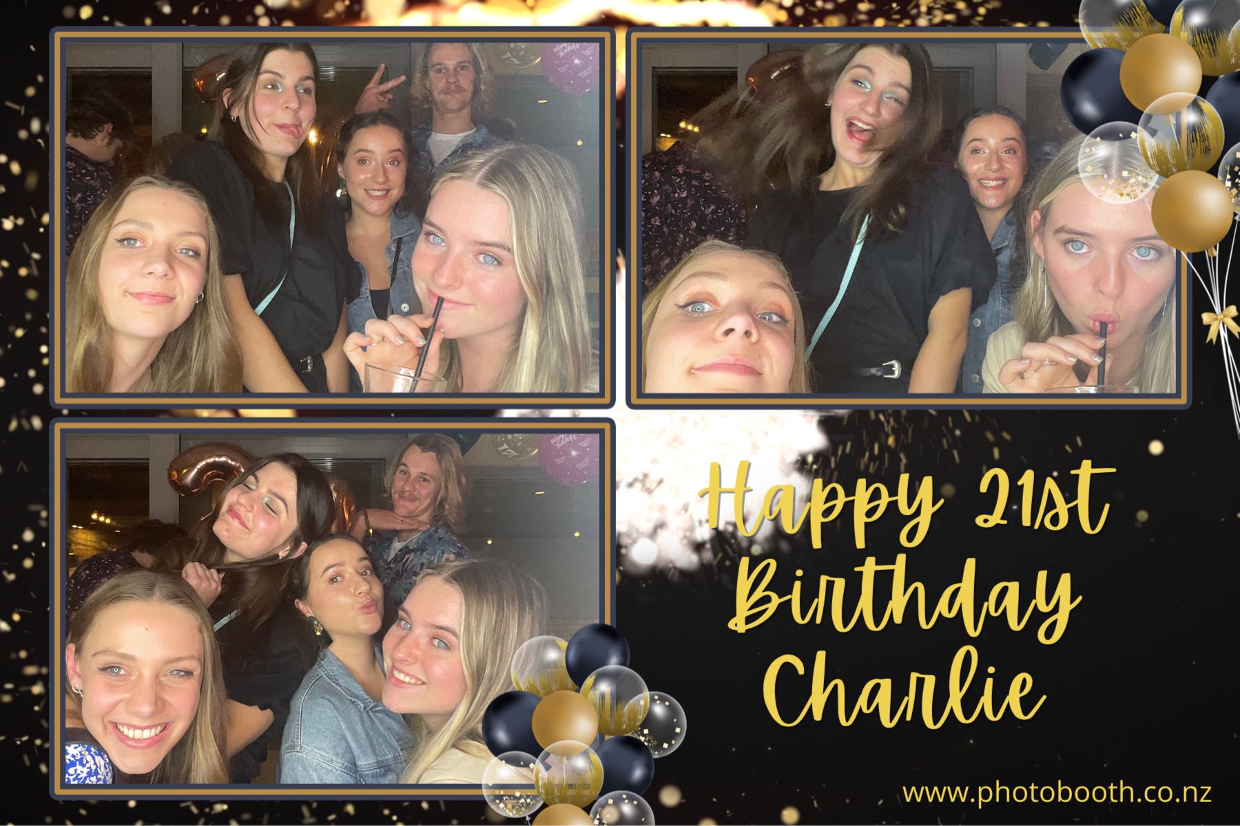 Charlie's 21st | View more photos from the event at gallery.photobooth.co.nz/u/SelfieCentral/Charlies-21st