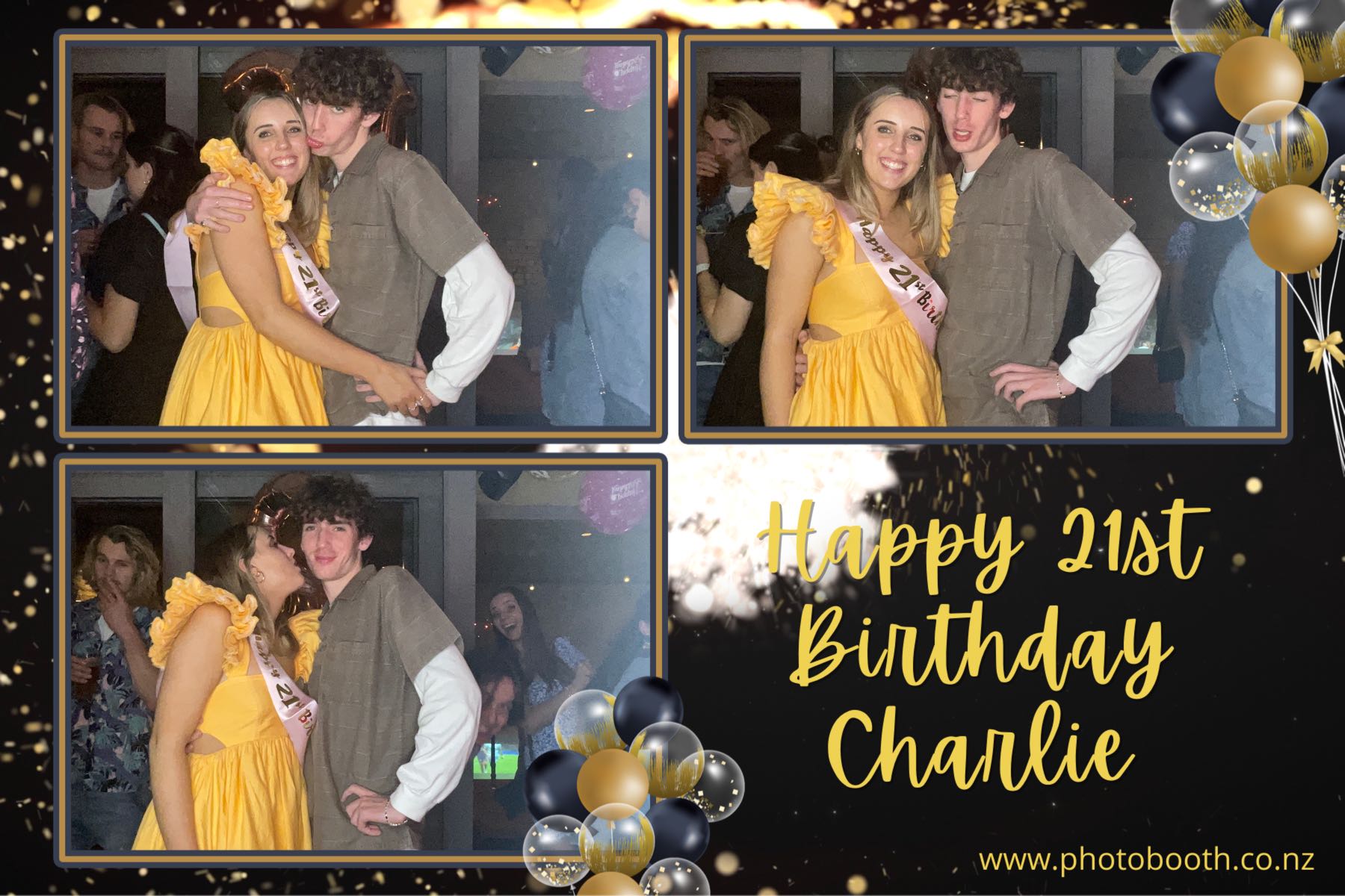Charlie's 21st | View more photos from the event at gallery.photobooth.co.nz/u/SelfieCentral/Charlies-21st