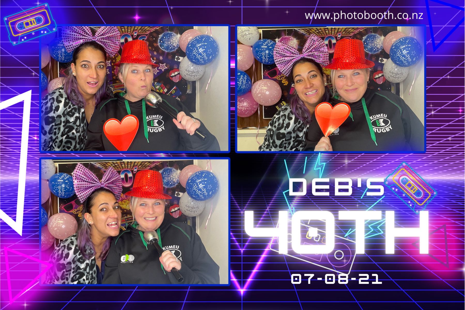 Deb's 40th | View more photos from the event at gallery.photobooth.co.nz/u/SelfieCentral/Debs-40th