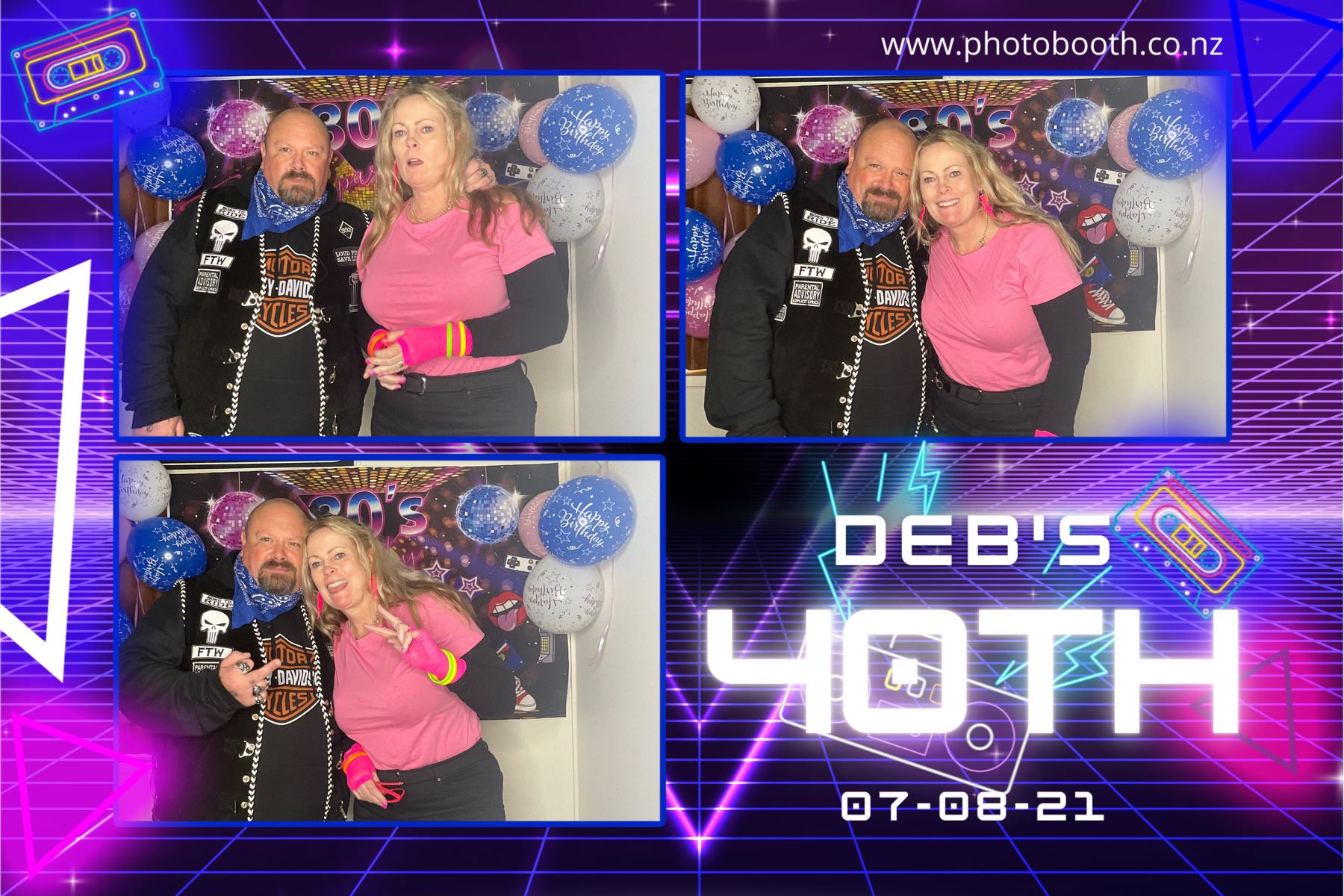 Deb's 40th | View more photos from the event at gallery.photobooth.co.nz/u/SelfieCentral/Debs-40th