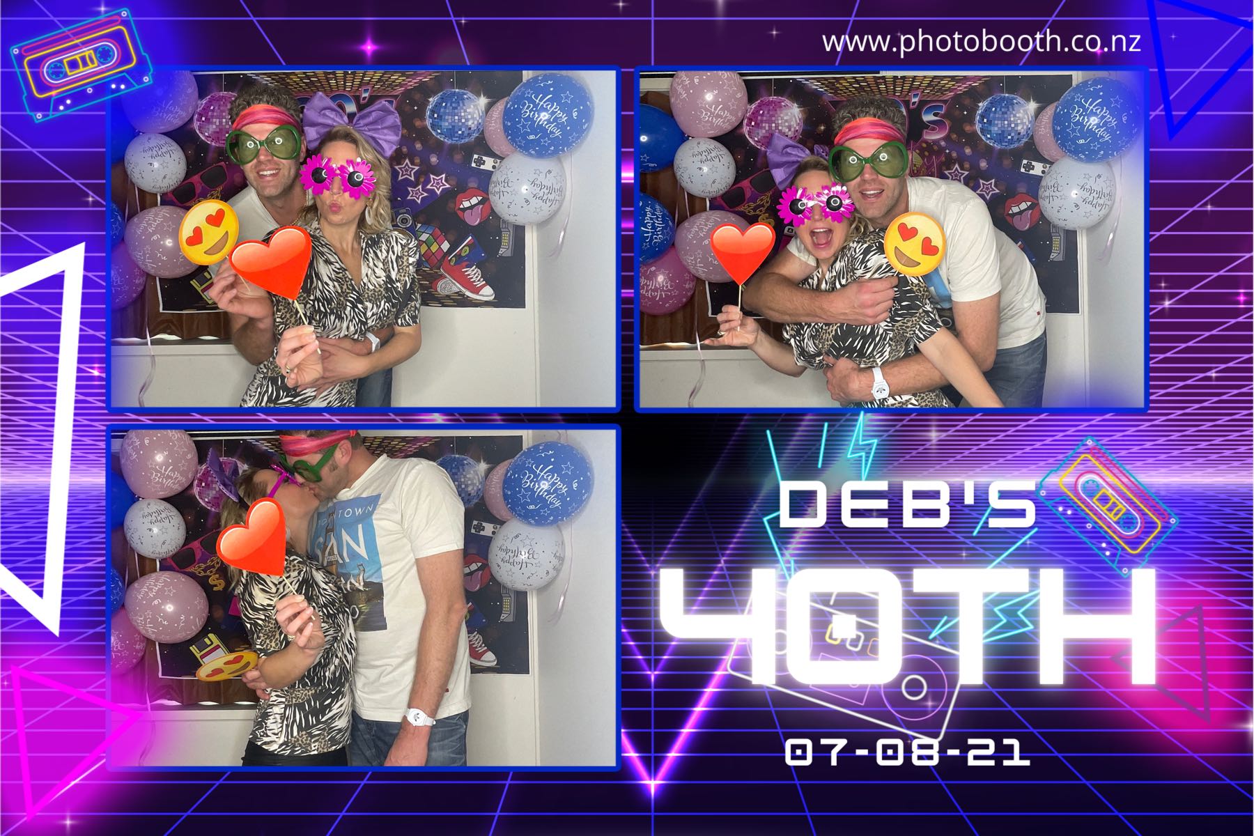 Deb's 40th | View more photos from the event at gallery.photobooth.co.nz/u/SelfieCentral/Debs-40th