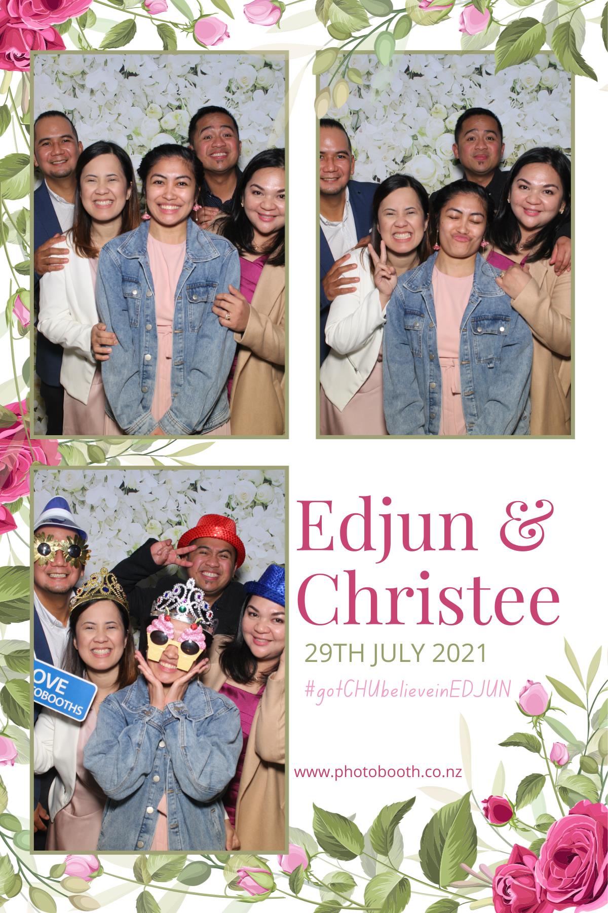 Edjun & Christee's Wedding | View more photos from the event at gallery.photobooth.co.nz/u/SelfieCentral/Edjun-Christees-Wedding