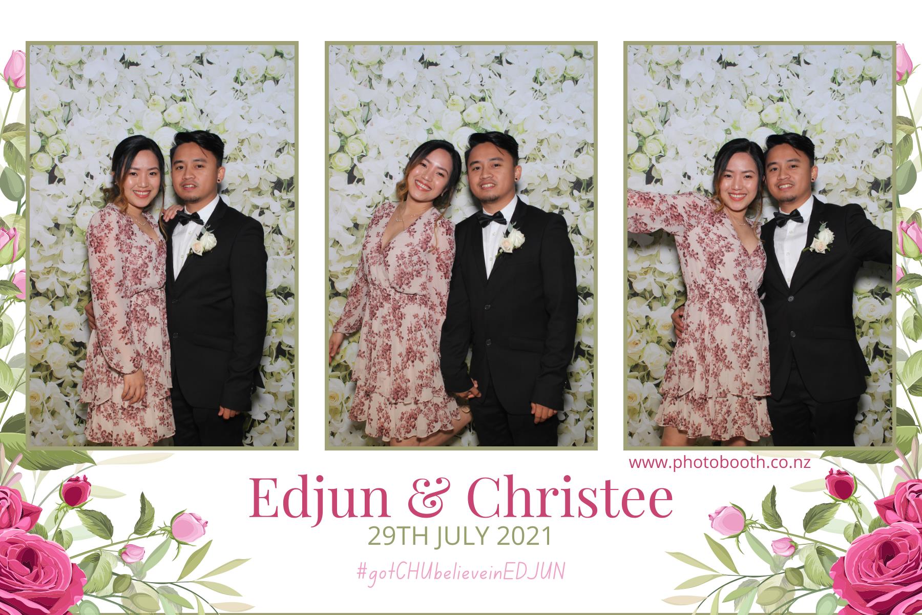Edjun & Christee's Wedding | View more photos from the event at gallery.photobooth.co.nz/u/SelfieCentral/Edjun-Christees-Wedding