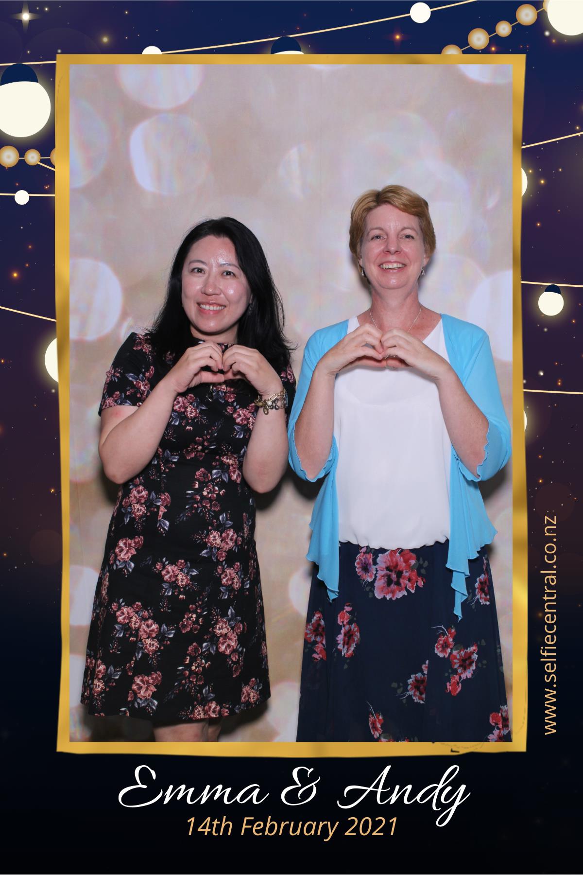 Emma and Andy's Wedding | View more photos from the event at gallery.photobooth.co.nz/u/SelfieCentral/Emma-and-Andys-Wedding