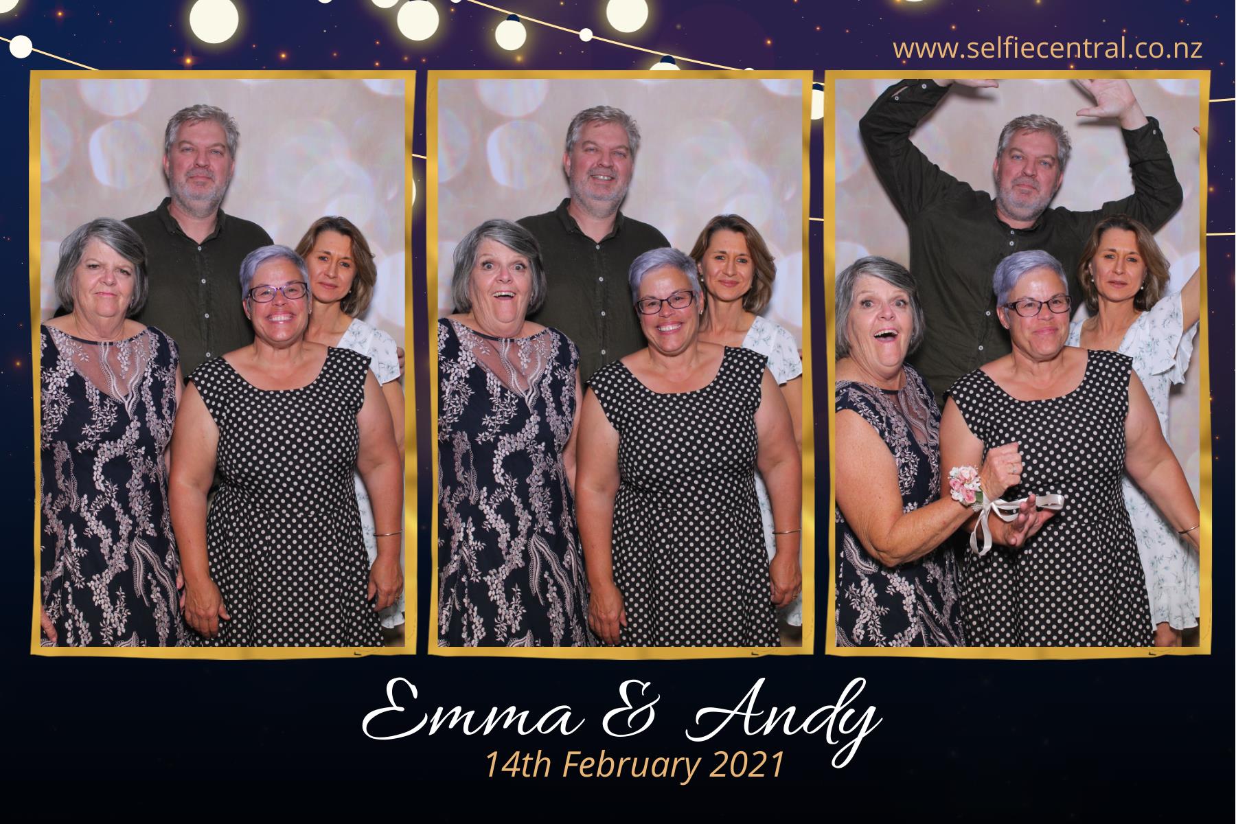 Emma and Andy's Wedding | View more photos from the event at gallery.photobooth.co.nz/u/SelfieCentral/Emma-and-Andys-Wedding