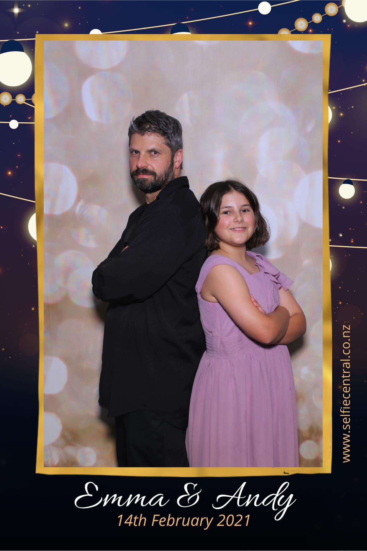 Emma and Andy's Wedding | View more photos from the event at gallery.photobooth.co.nz/u/SelfieCentral/Emma-and-Andys-Wedding