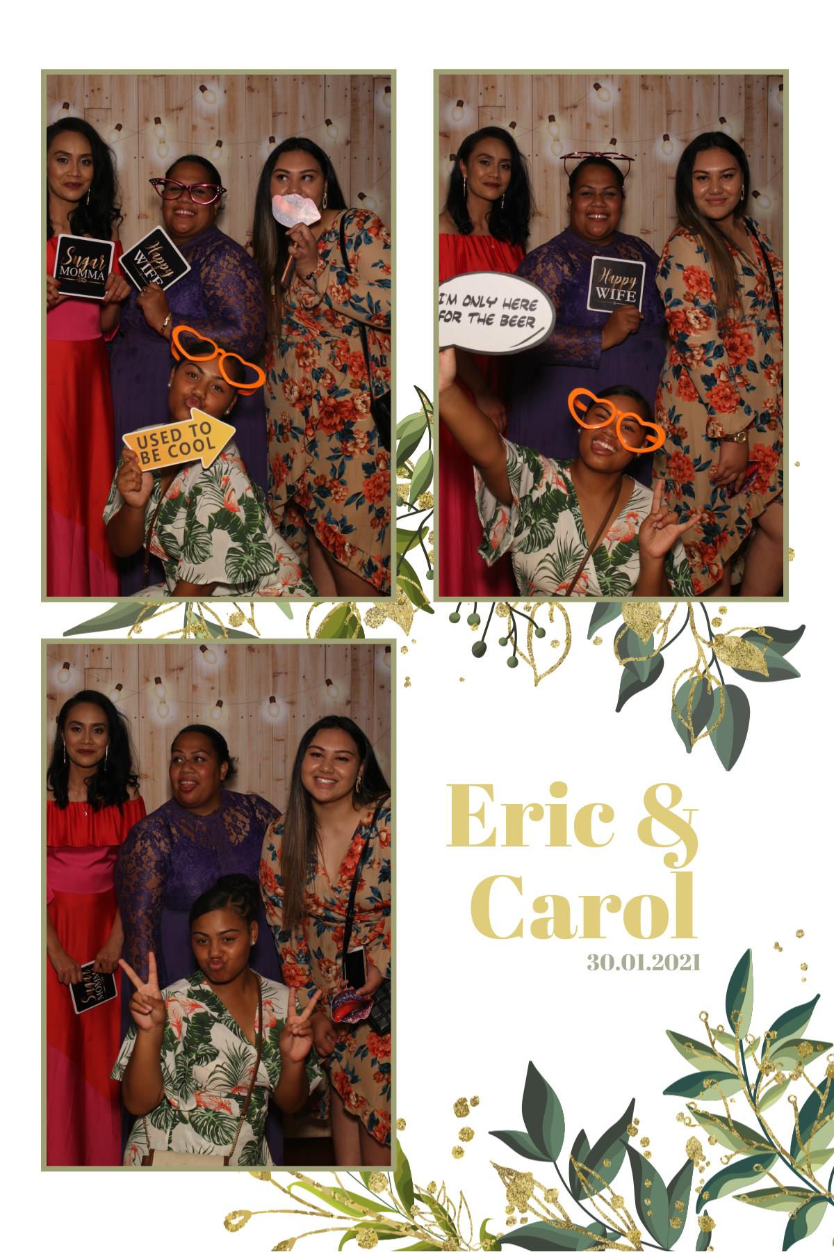 Eric & Carol's wedding | View more photos from the event at gallery.photobooth.co.nz/u/SelfieCentral/Eric-Carols-wedding