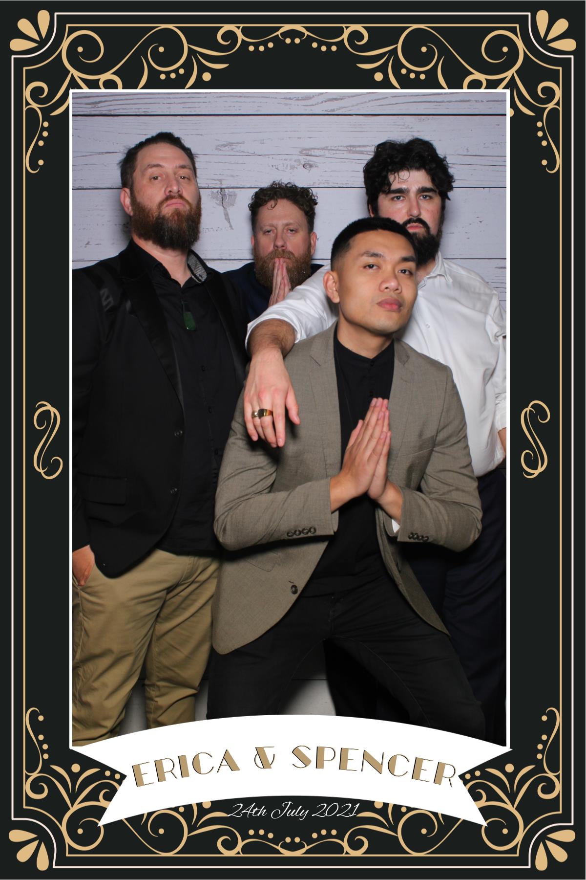 Erica & Spencer's wedding | View more photos from the event at gallery.photobooth.co.nz/u/SelfieCentral/Erica-Spencers-wedding