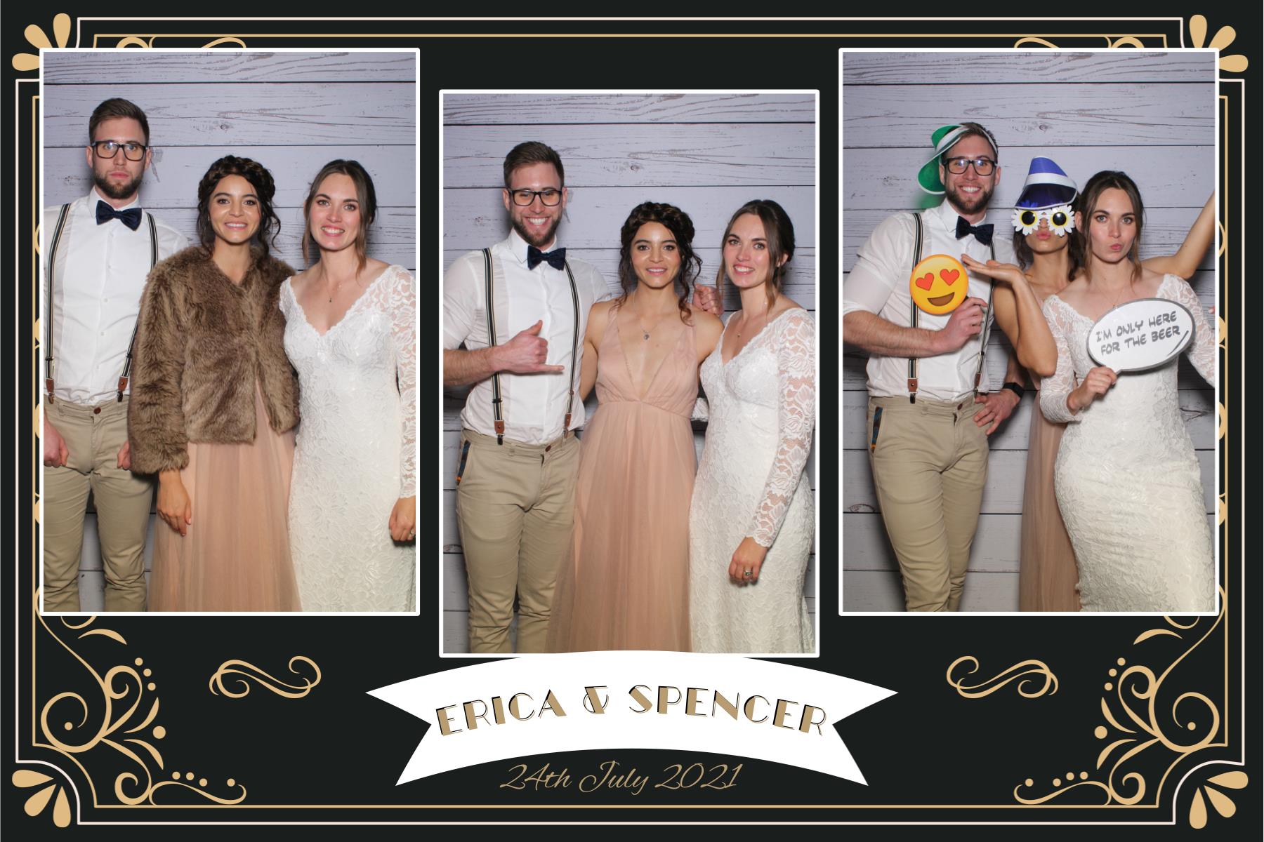 Erica & Spencer's wedding | View more photos from the event at gallery.photobooth.co.nz/u/SelfieCentral/Erica-Spencers-wedding