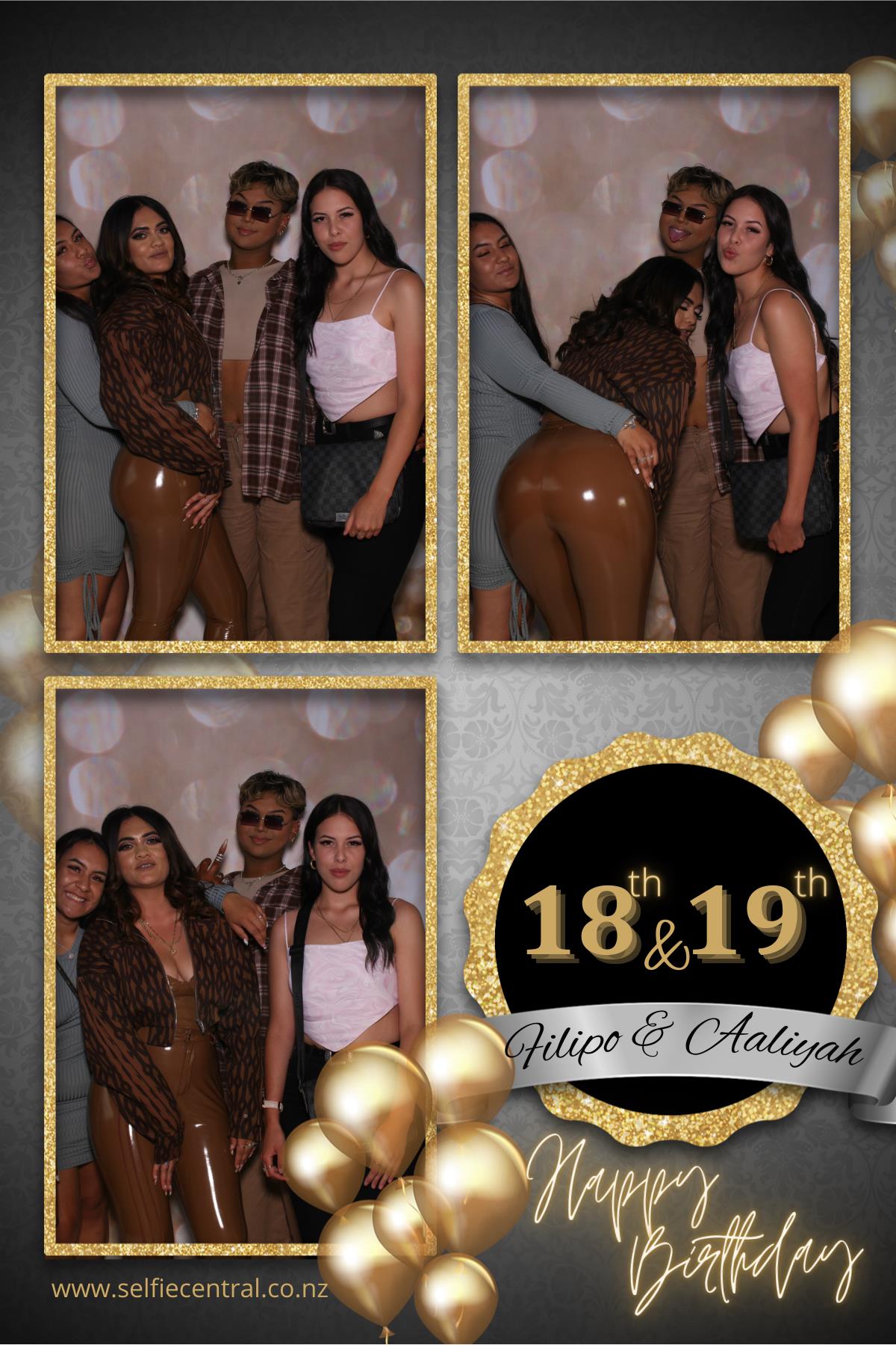 Filipo & Aaliyah's Birthday Party | View more photos from the event at gallery.photobooth.co.nz/u/SelfieCentral/Filipo-Aaliyahs-Birthday-Party