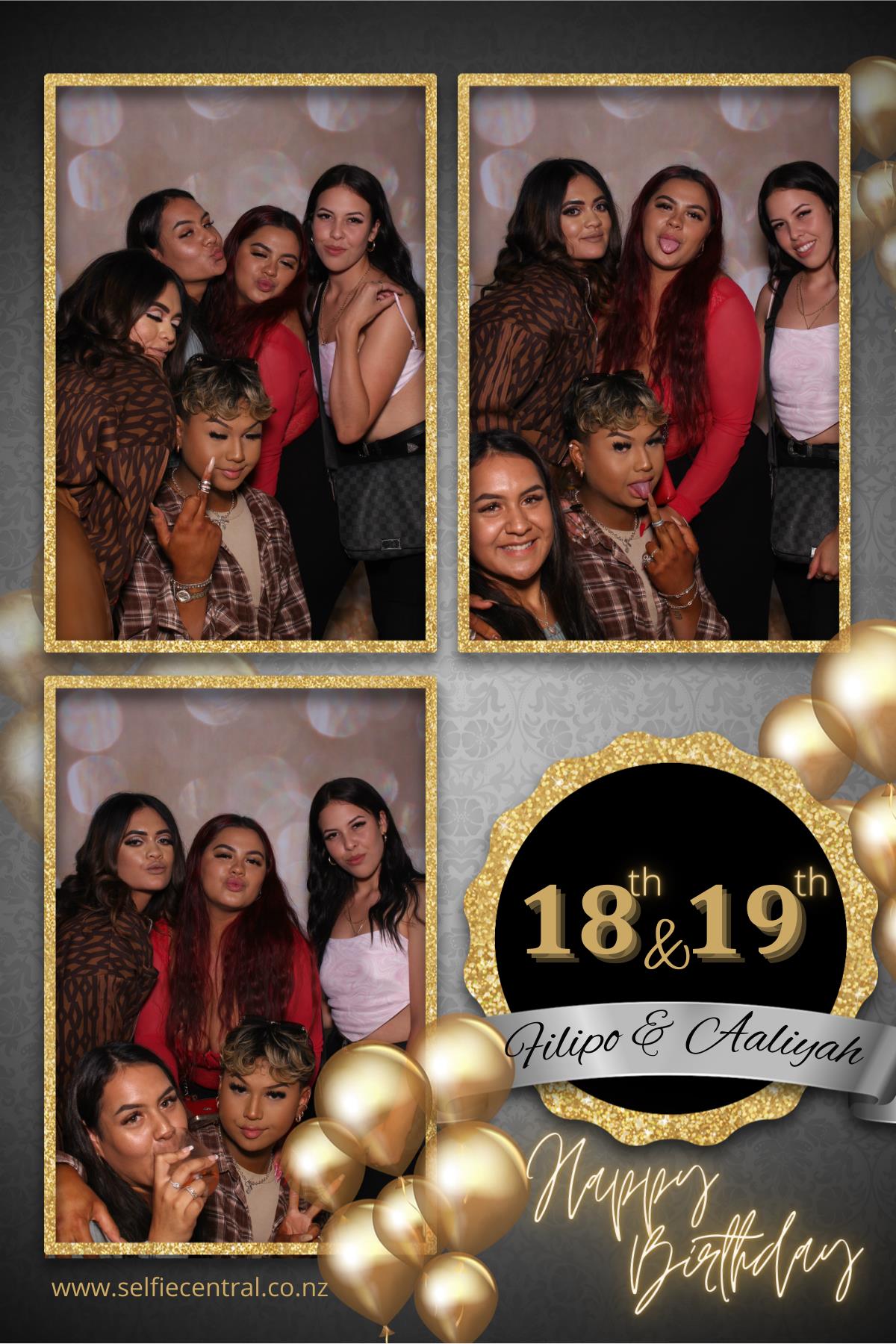 Filipo & Aaliyah's Birthday Party | View more photos from the event at gallery.photobooth.co.nz/u/SelfieCentral/Filipo-Aaliyahs-Birthday-Party