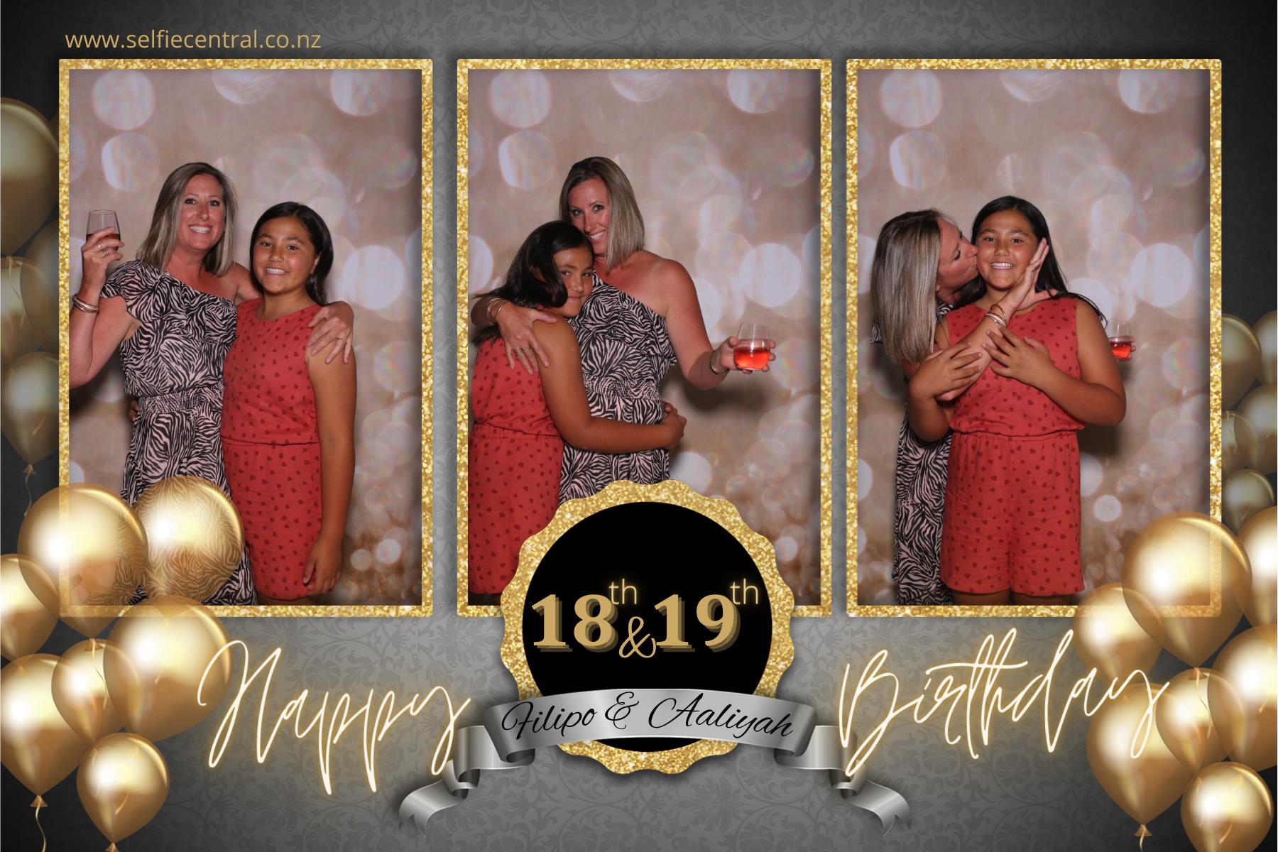 Filipo & Aaliyah's Birthday Party | View more photos from the event at gallery.photobooth.co.nz/u/SelfieCentral/Filipo-Aaliyahs-Birthday-Party