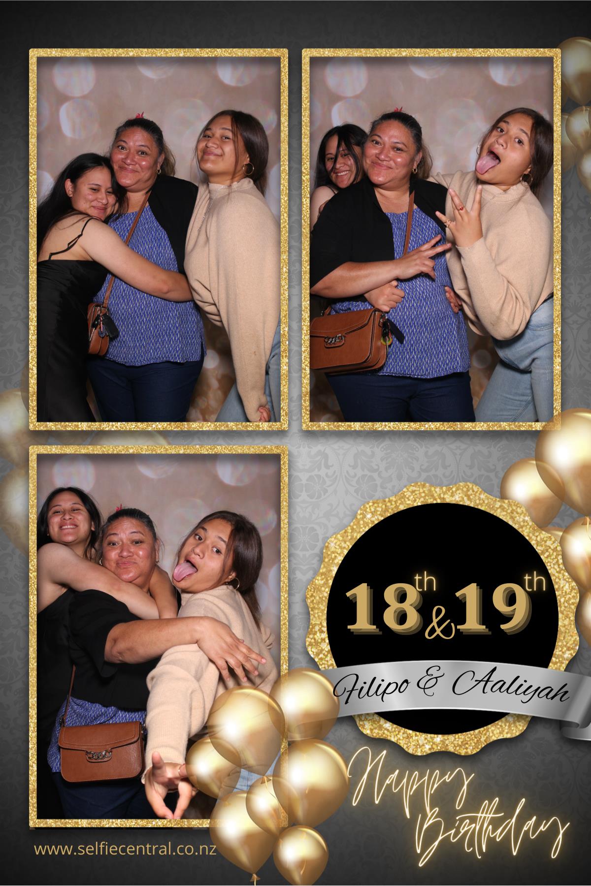 Filipo & Aaliyah's Birthday Party | View more photos from the event at gallery.photobooth.co.nz/u/SelfieCentral/Filipo-Aaliyahs-Birthday-Party