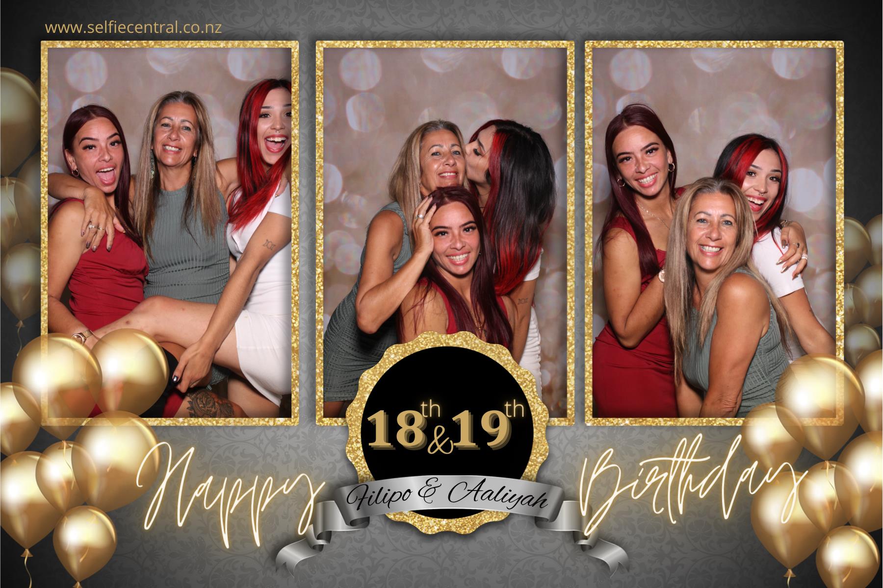 Filipo & Aaliyah's Birthday Party | View more photos from the event at gallery.photobooth.co.nz/u/SelfieCentral/Filipo-Aaliyahs-Birthday-Party