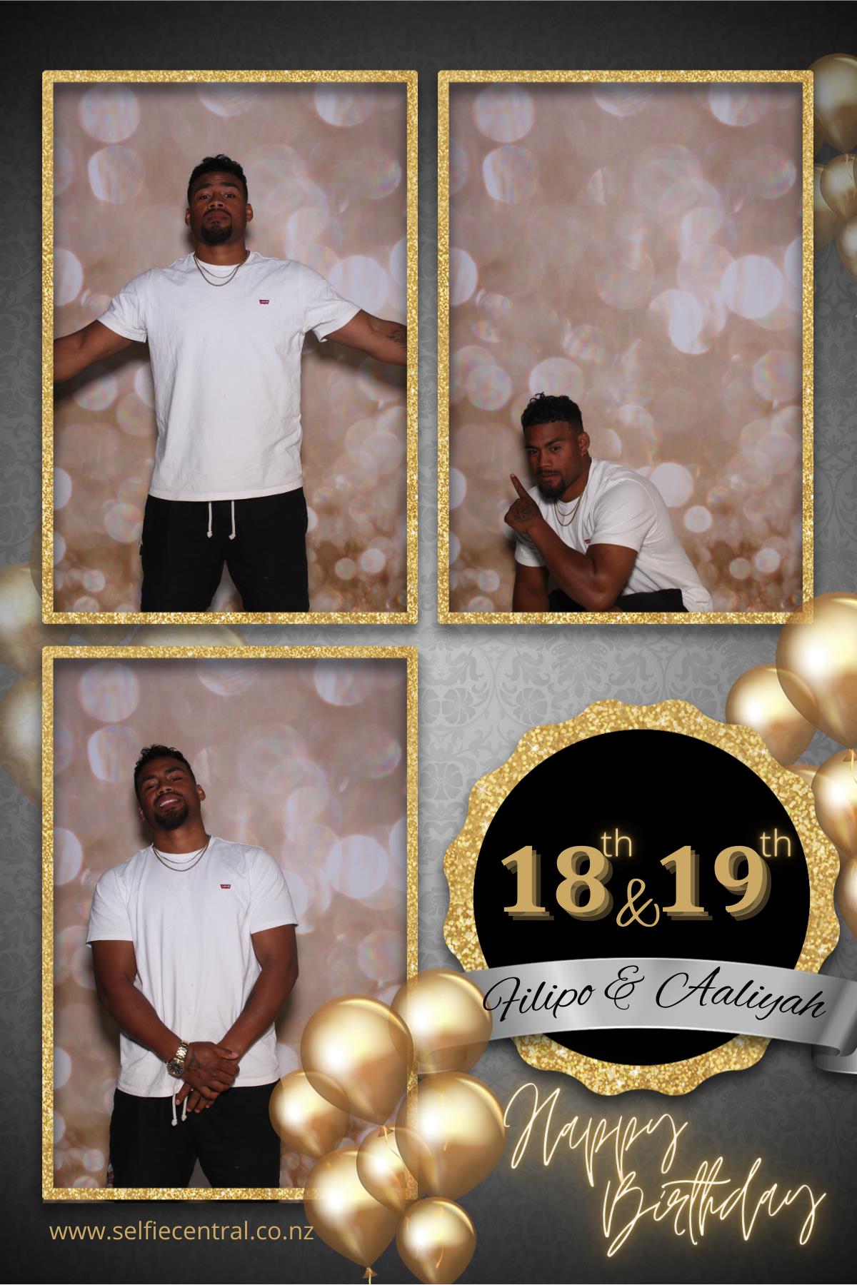 Filipo & Aaliyah's Birthday Party | View more photos from the event at gallery.photobooth.co.nz/u/SelfieCentral/Filipo-Aaliyahs-Birthday-Party