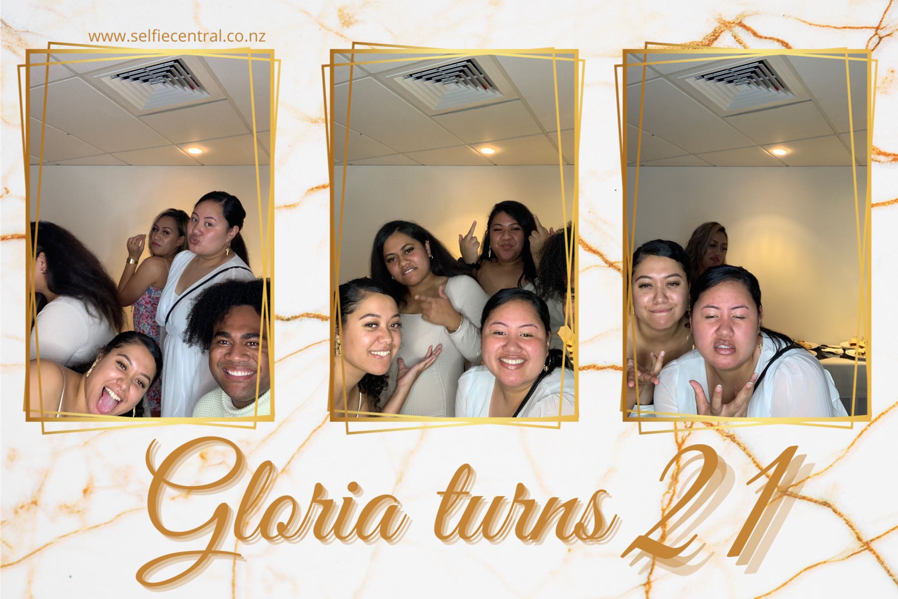 Gloria Turns 21 | View more photos from the event at gallery.photobooth.co.nz/u/SelfieCentral/Gloria-Turns-21